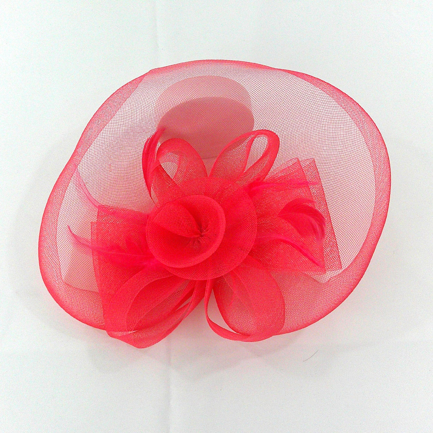 Kentucky Derby & Tea Party Flower Feather Hat FF805 (2PC)