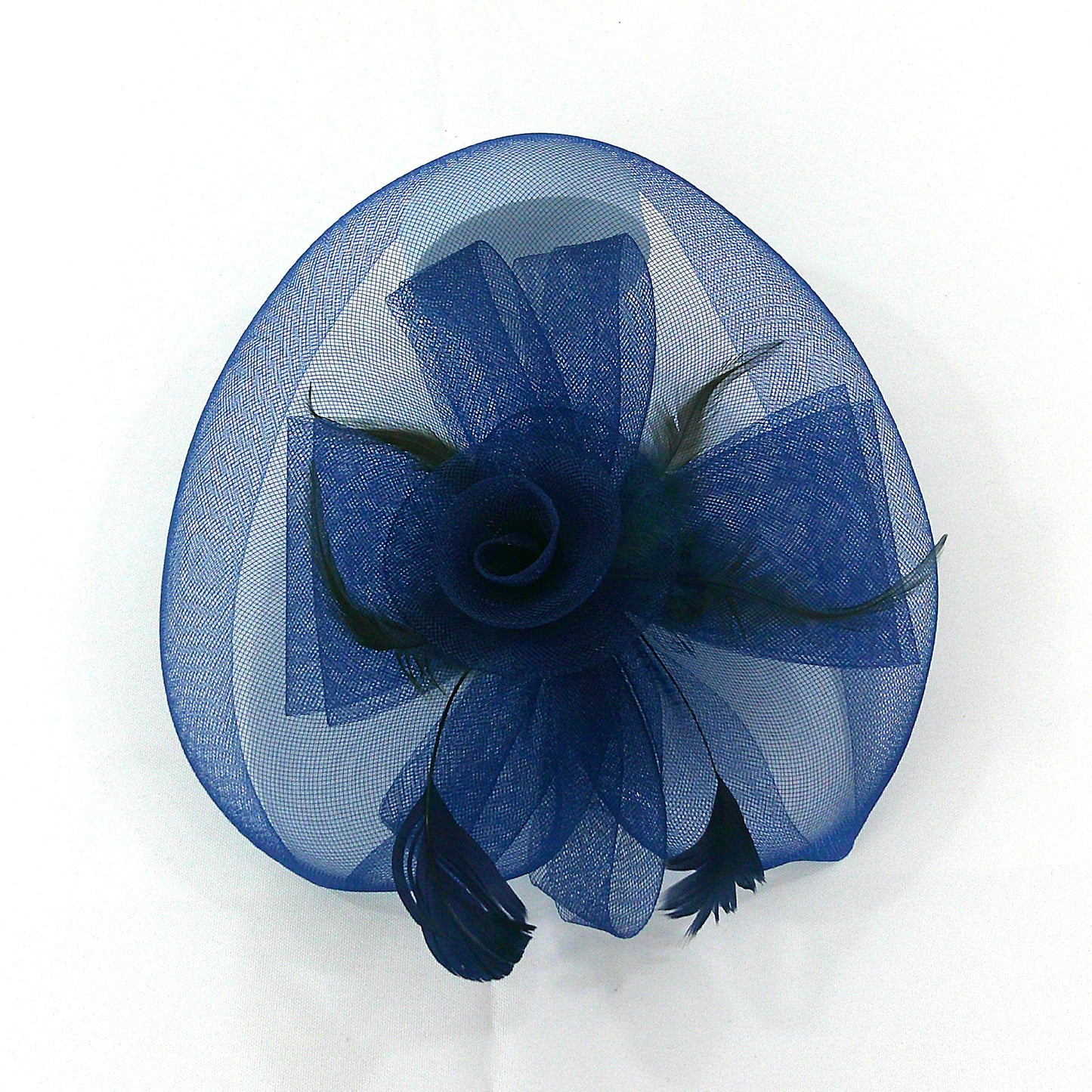 Kentucky Derby & Tea Party Flower Feather Hat FF805 (2PC)