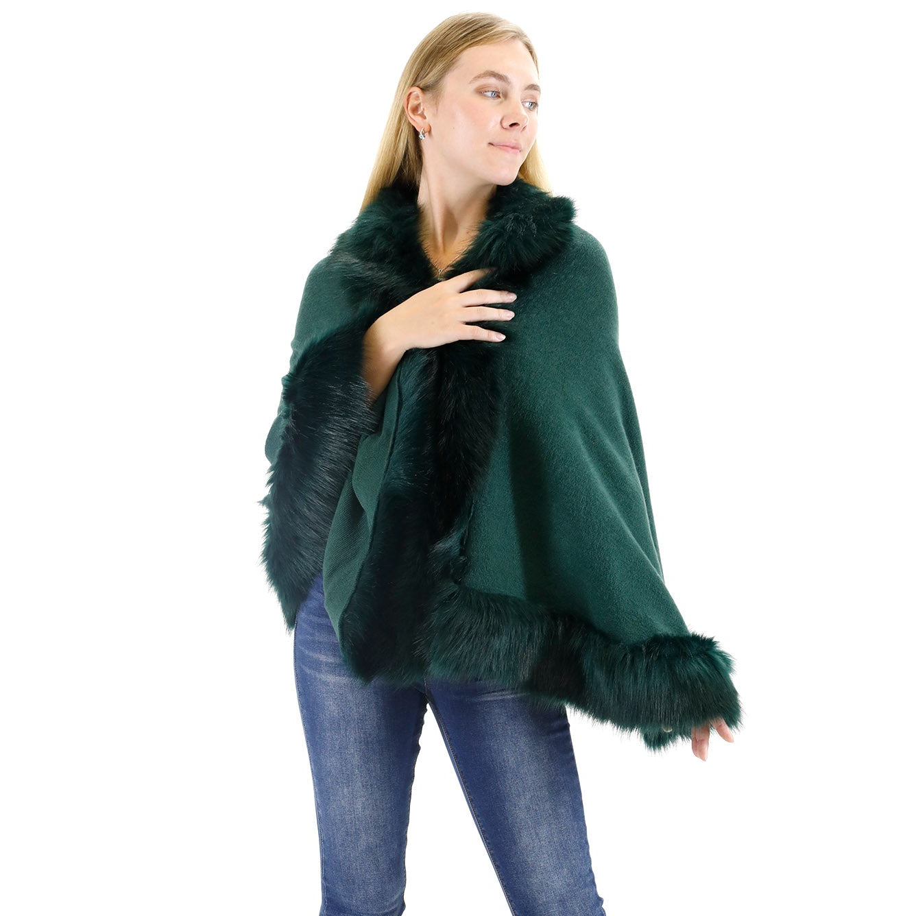 Fur Short Length Shawl SH923 (1PC)
