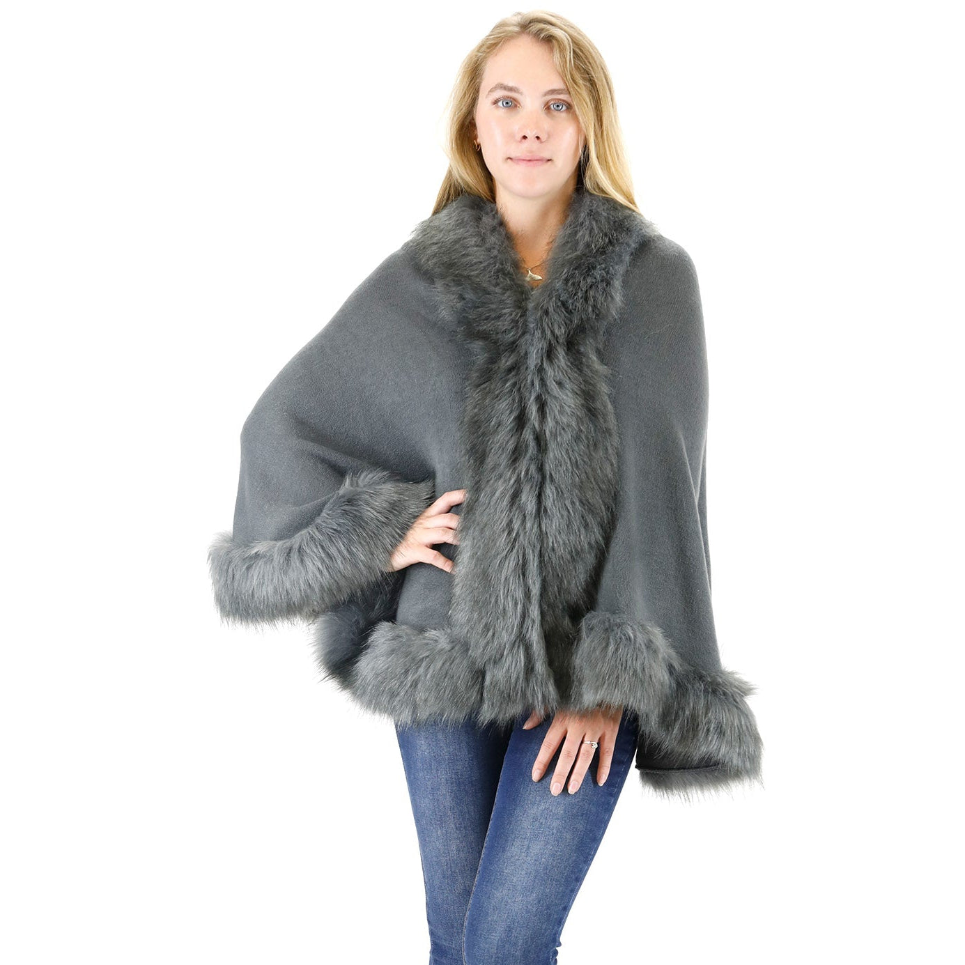 Fur Short Length Shawl SH923 (1PC)