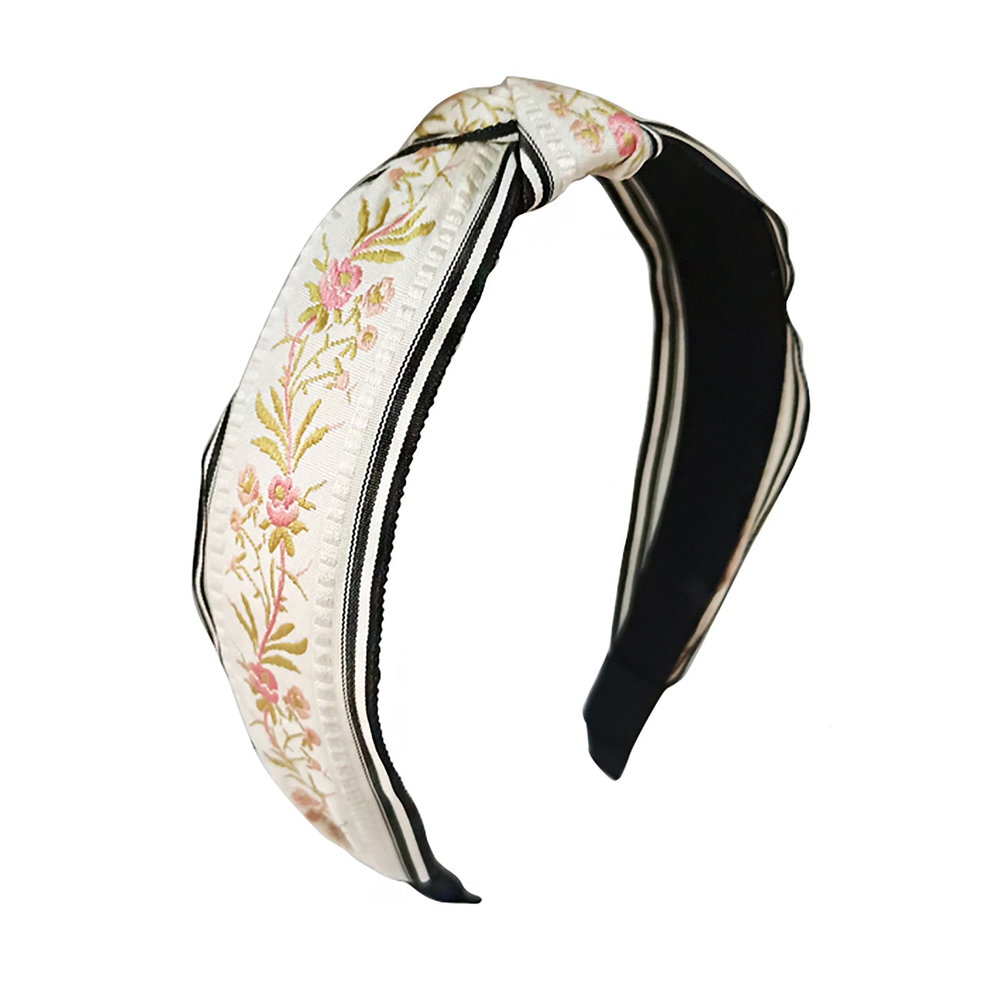 Boho Flower Embroidery Knot Headband HB21018-30 (12PC)