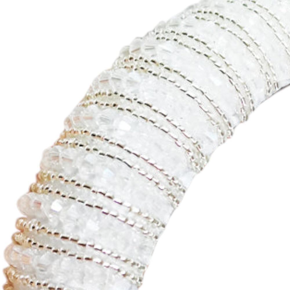Crystal Deco Headband HB804-10WH (12PC)