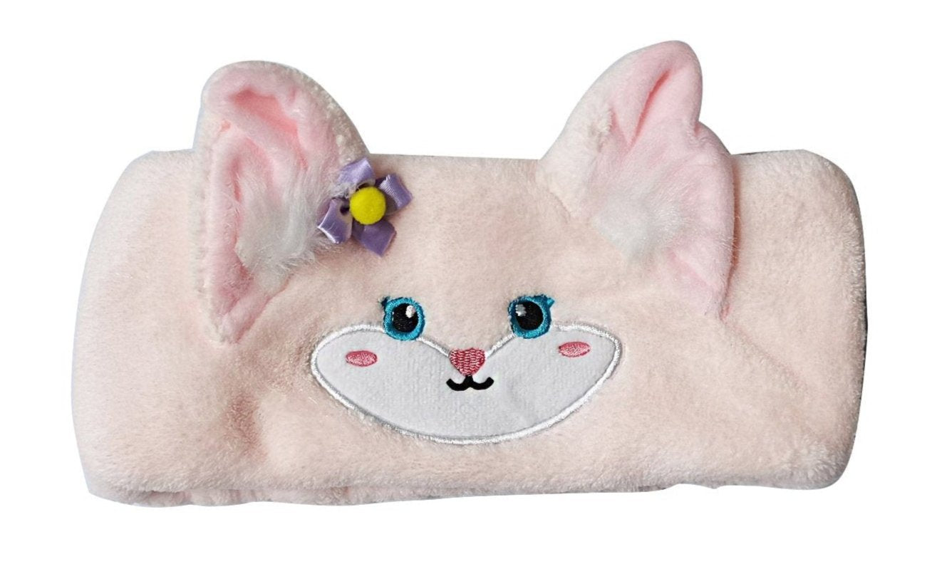 Cute Cat Face Flower Spa Headwrap HW3314-74 (12PC)
