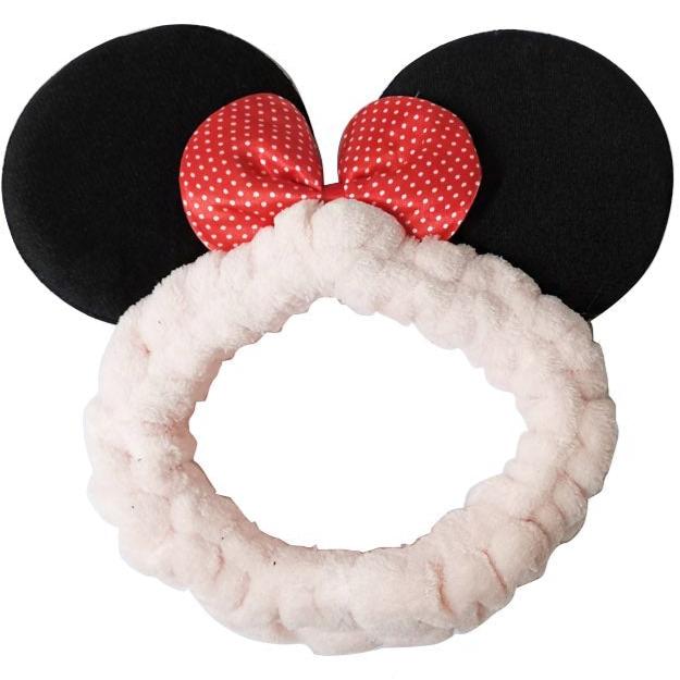 Cute Mouse Ear Ribbon Spa Headwrap HW3702-14-C (12PC)
