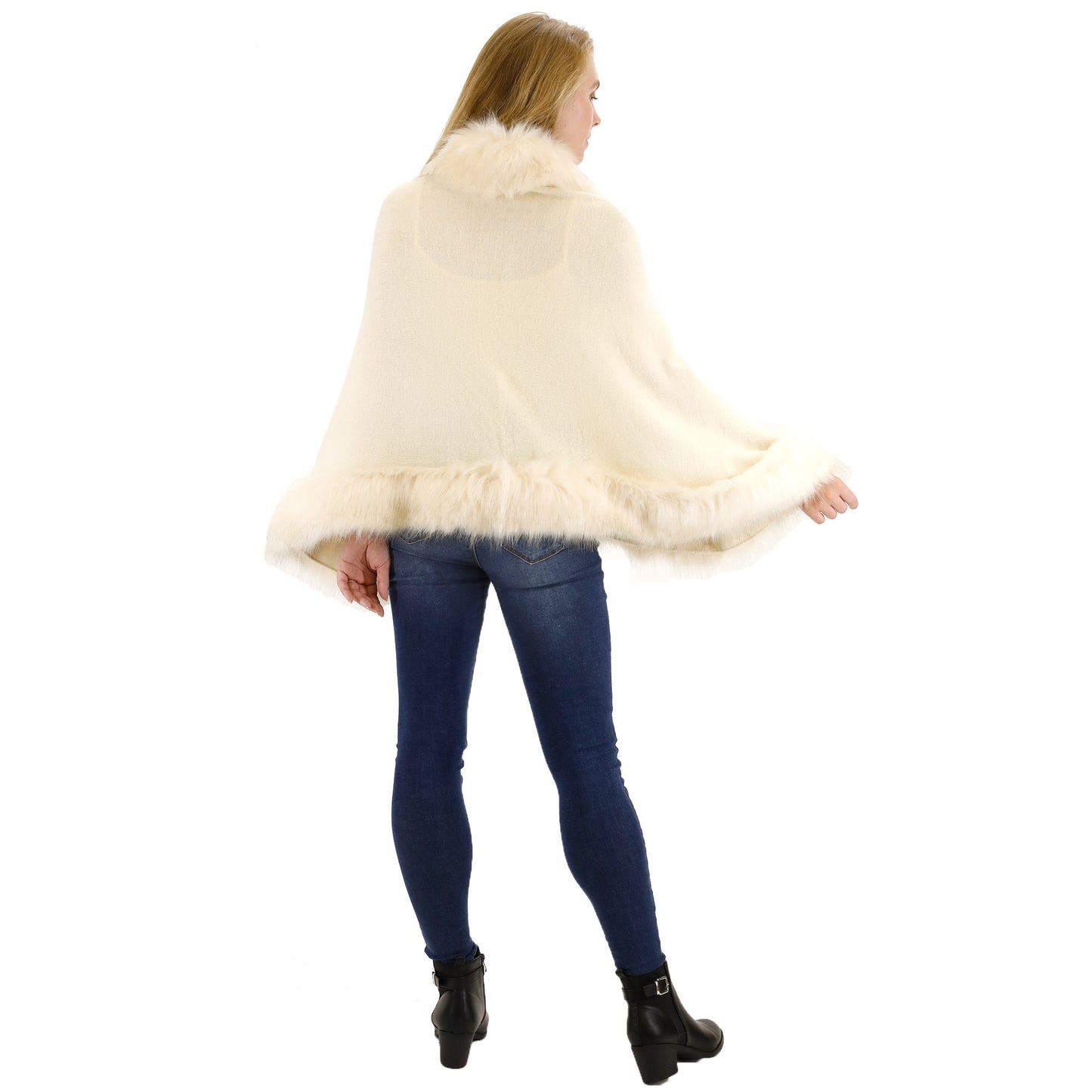 Fur Short Length Shawl SH923 (1PC)