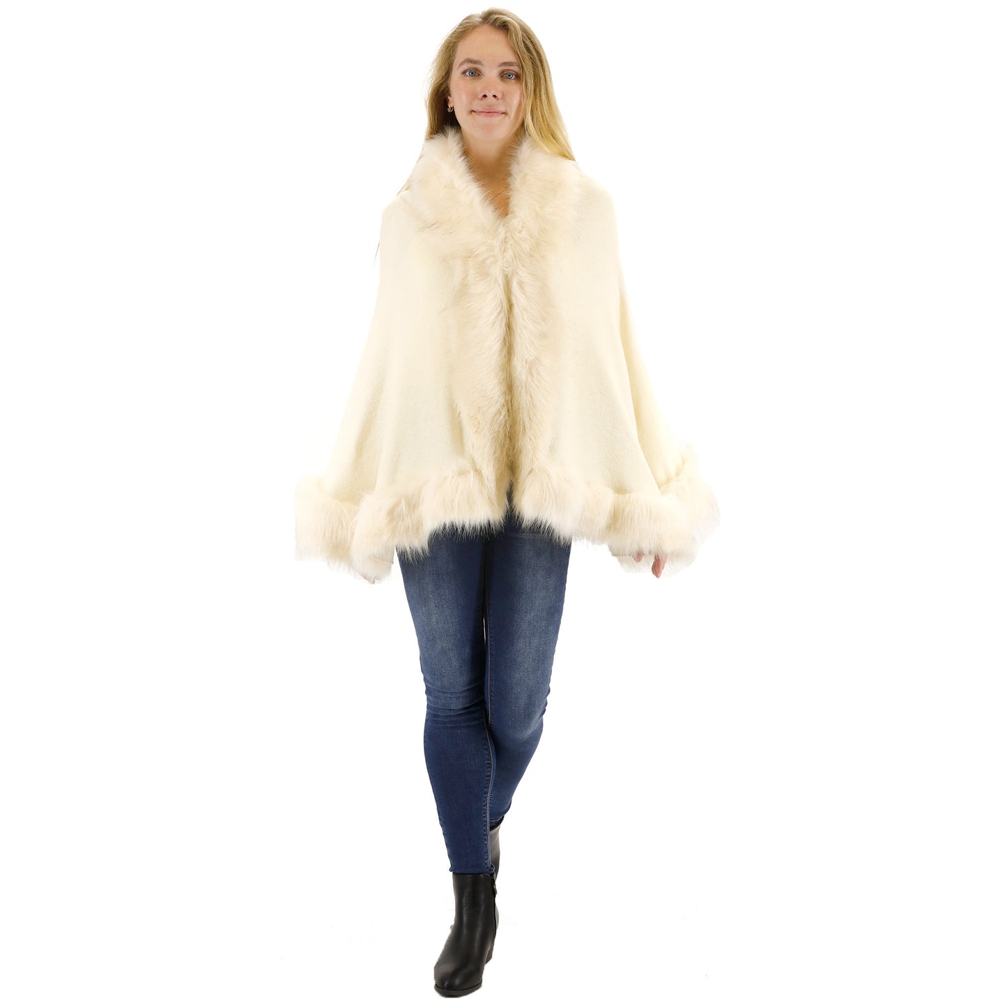 Fur Short Length Shawl SH923 (1PC)