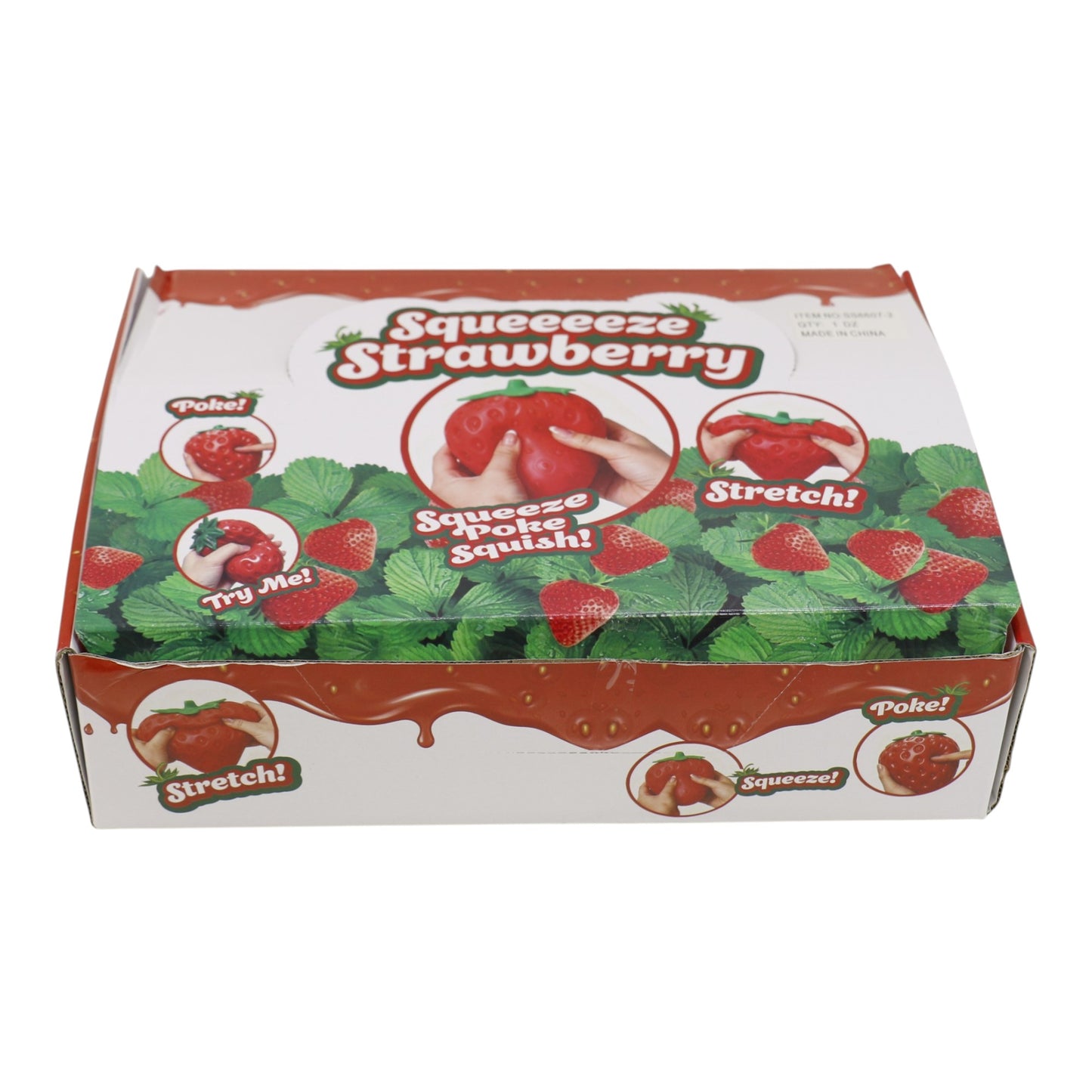 Straberry Flour Squishy Toy SS6607-2 (12PC)