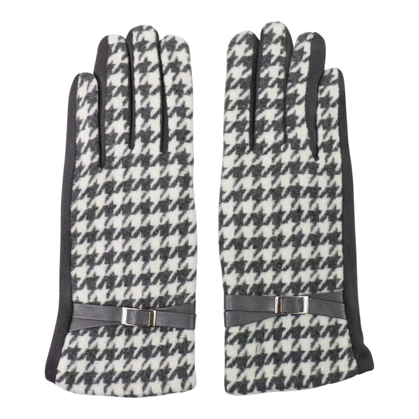 Women's Houndstooth Touch Screen Gloves GL183.. (12PAIR)