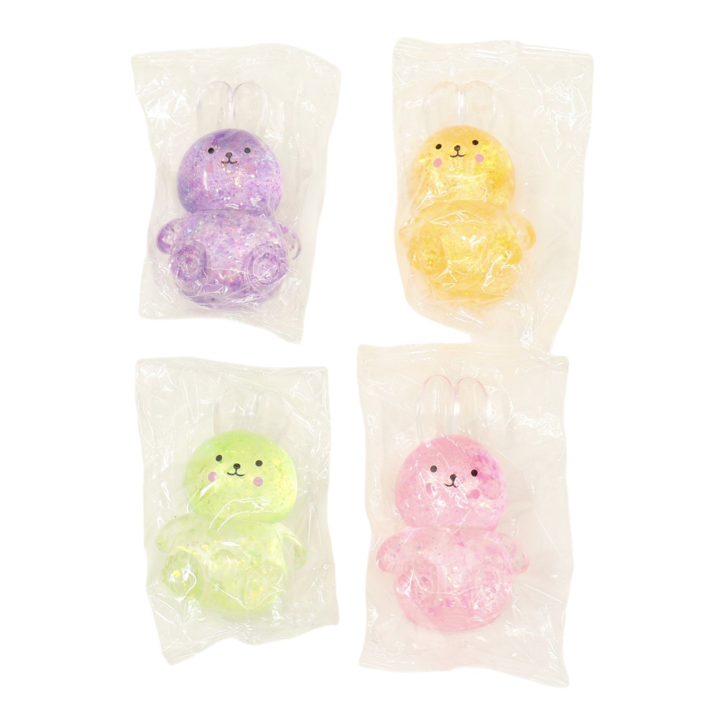 Glitter Maltose Sugar Bunny Squishy Toy SS6510-203 (12PC)