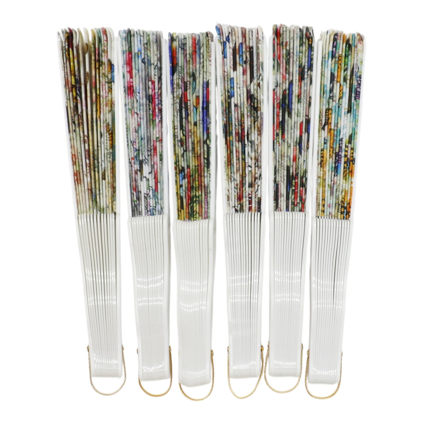 Butterfly Souvenir HandHeld Folding Fan FN0447 (12PC)