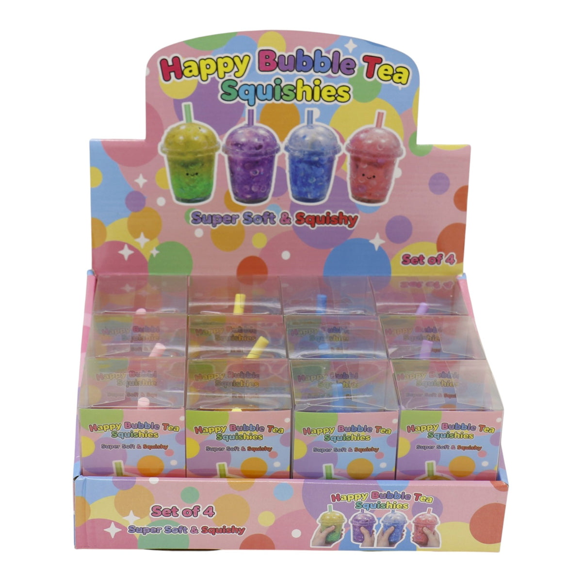 Crackling Crunchy Bubble Tea Squishy Toy TR6819-2 (12PC)