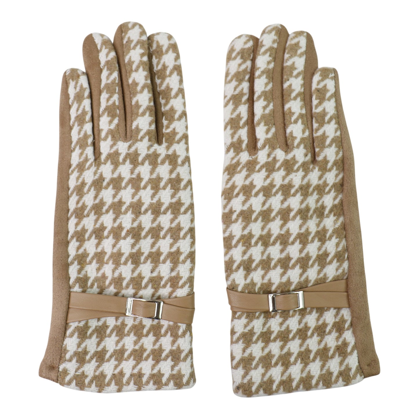 Women's Houndstooth Touch Screen Gloves GL183.. (12PAIR)