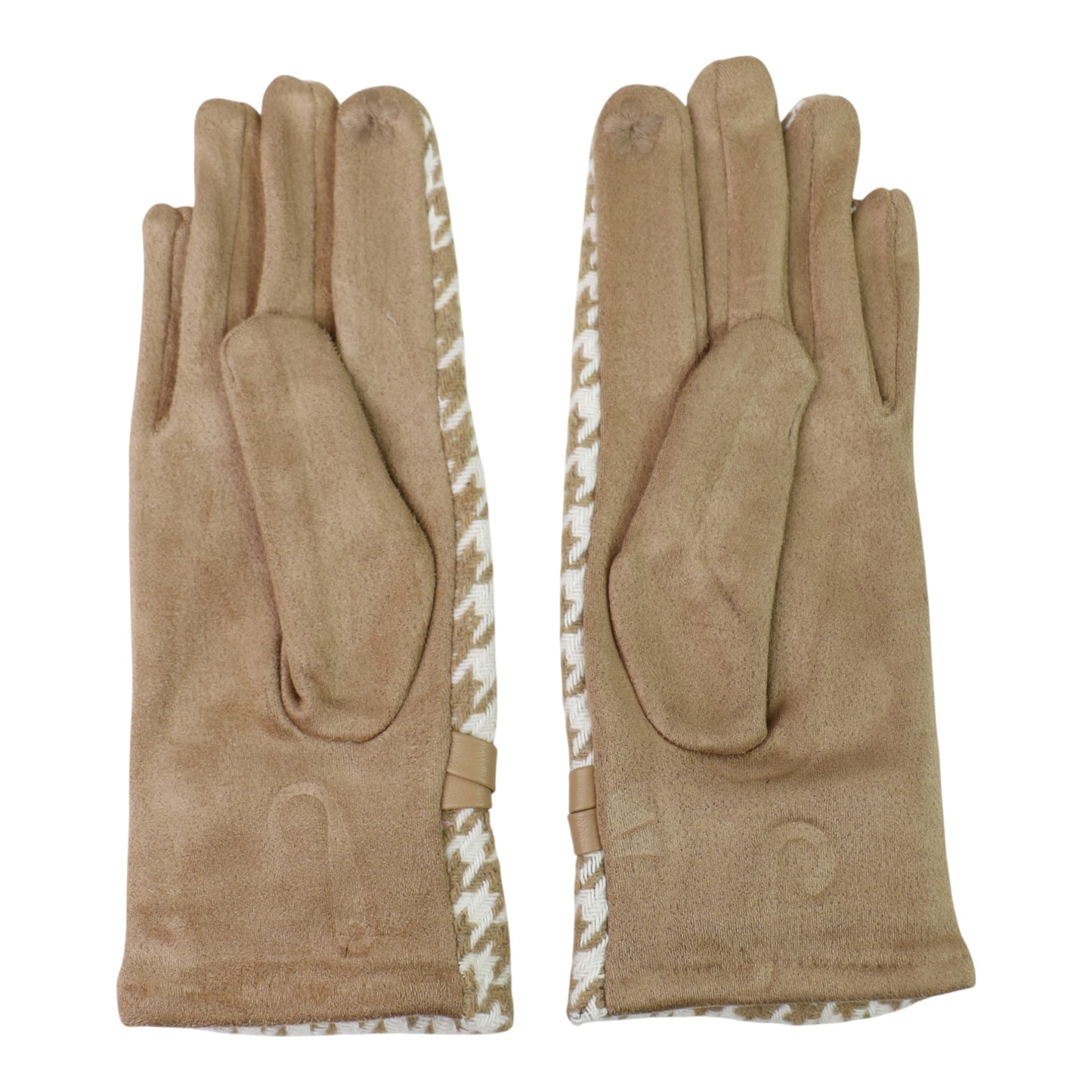 Women's Houndstooth Touch Screen Gloves GL183.. (12PAIR)