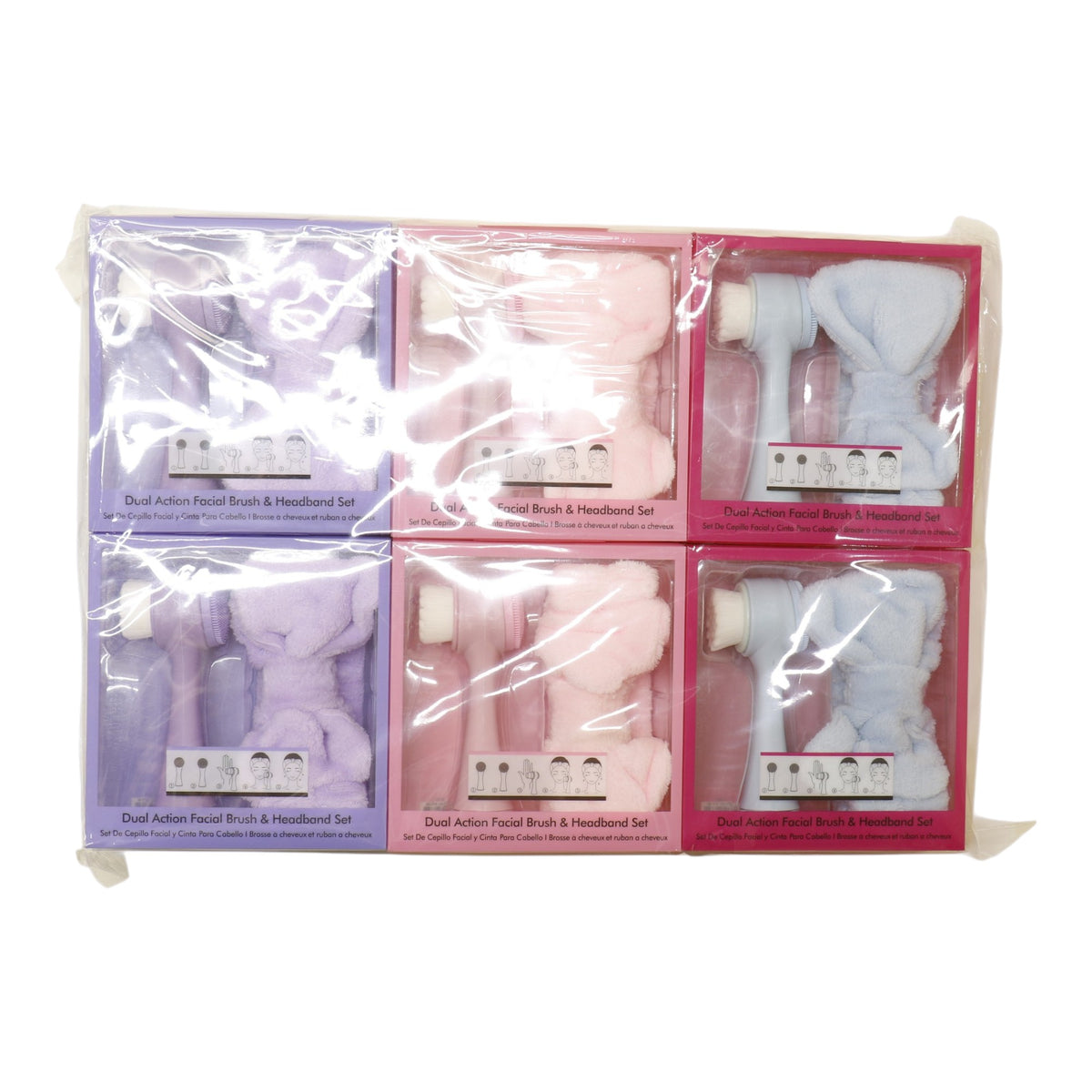 Facial Brush And Headband Set 913 (12PC)