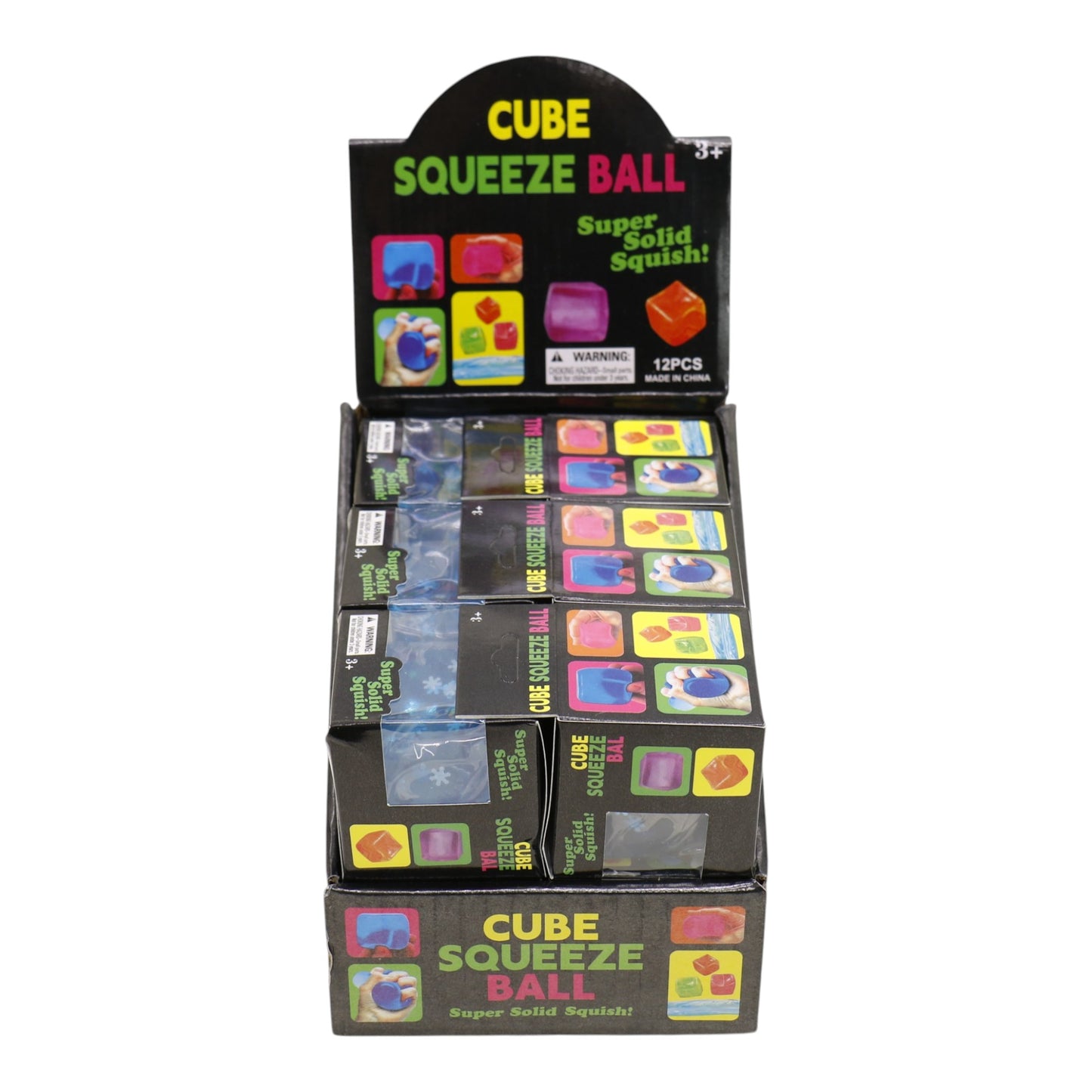 Blue Snow Flower Cube Maltose Putty Filled Squishy TY6422-20 (12PC)