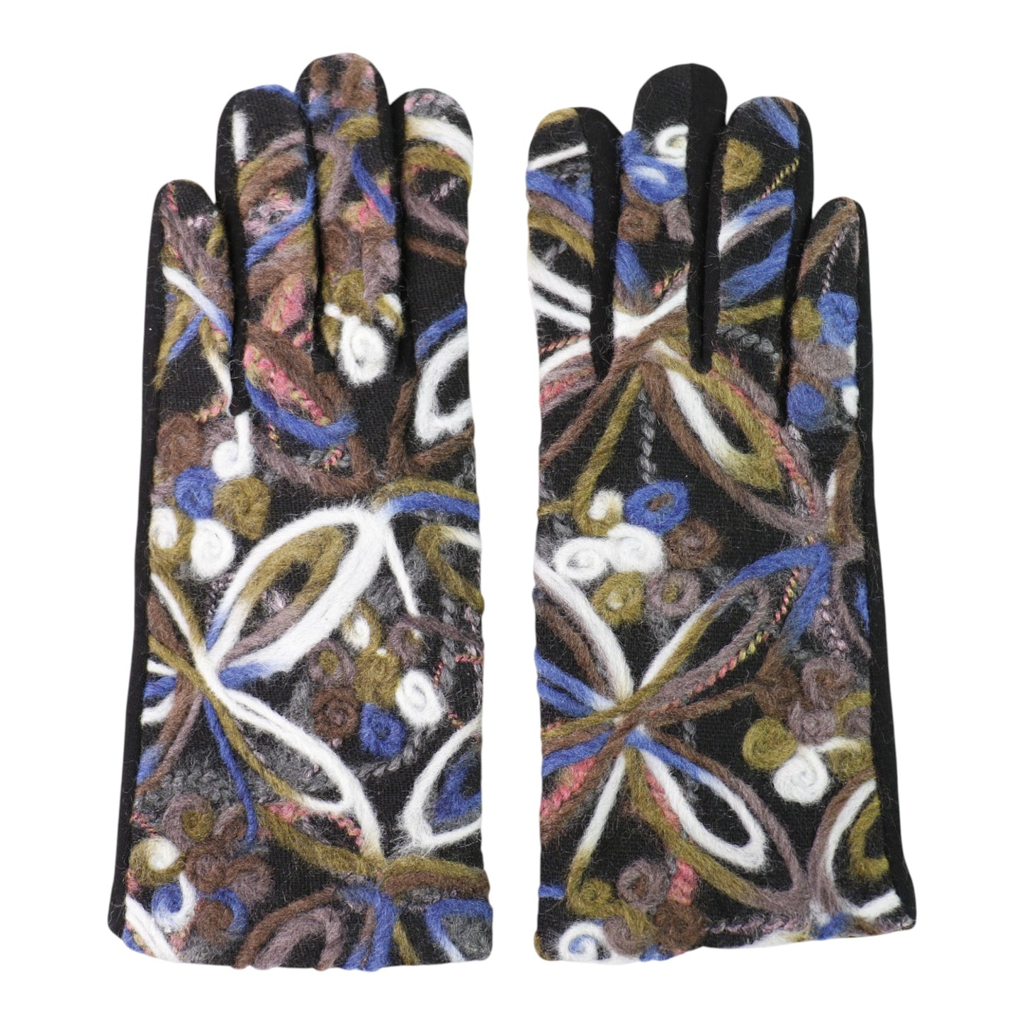 WOMEN'S PATTERN TOUCH SCREEN GLOVES GL190. (12PAIR)