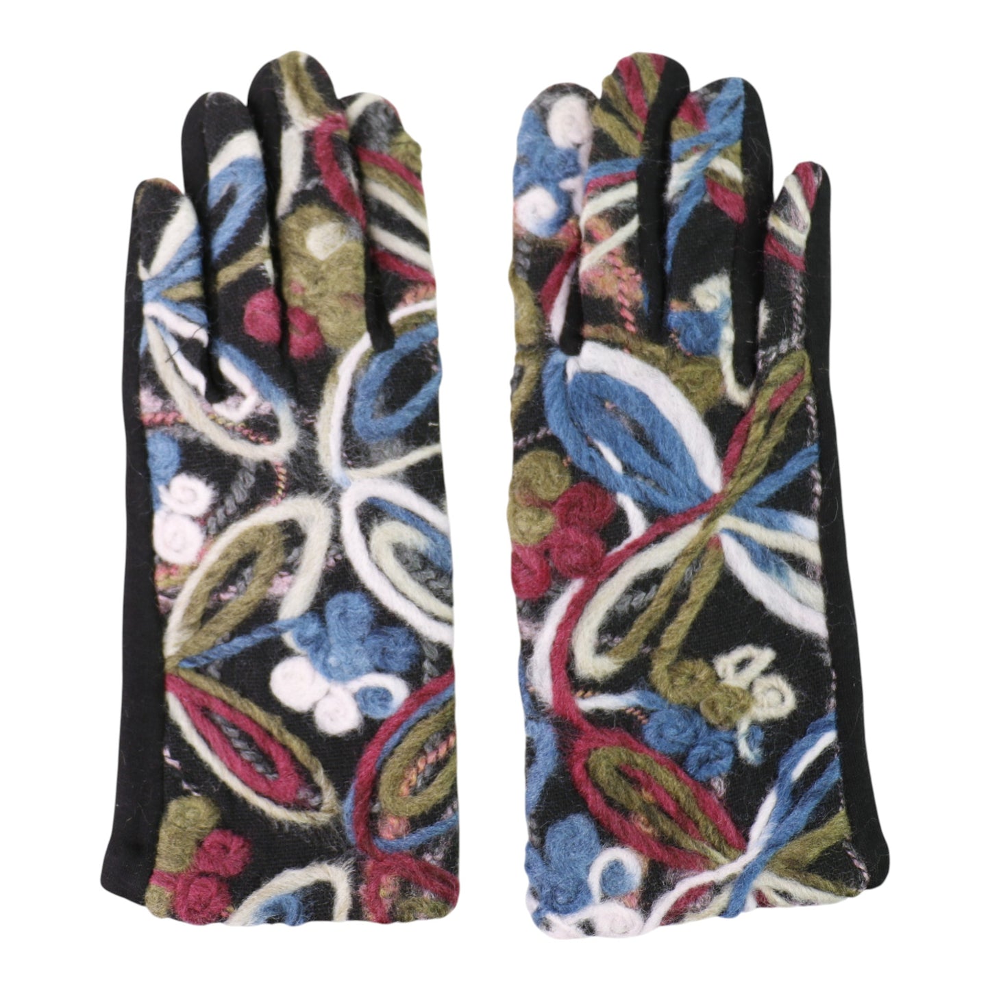 WOMEN'S PATTERN TOUCH SCREEN GLOVES GL190. (12PAIR)