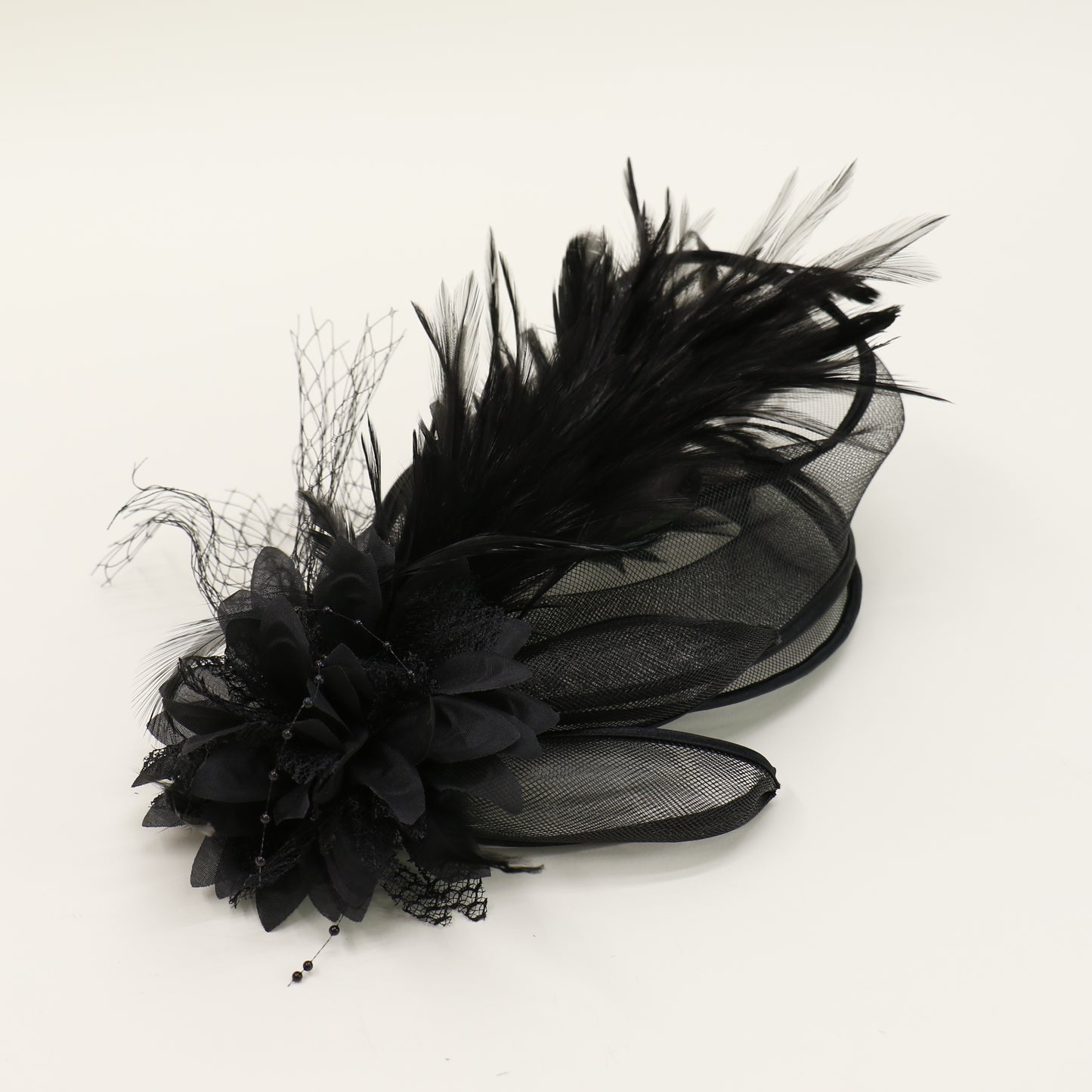 Fascinator Kentucky Derby & Tea Party Flower Feather Hat FF814(3PC)