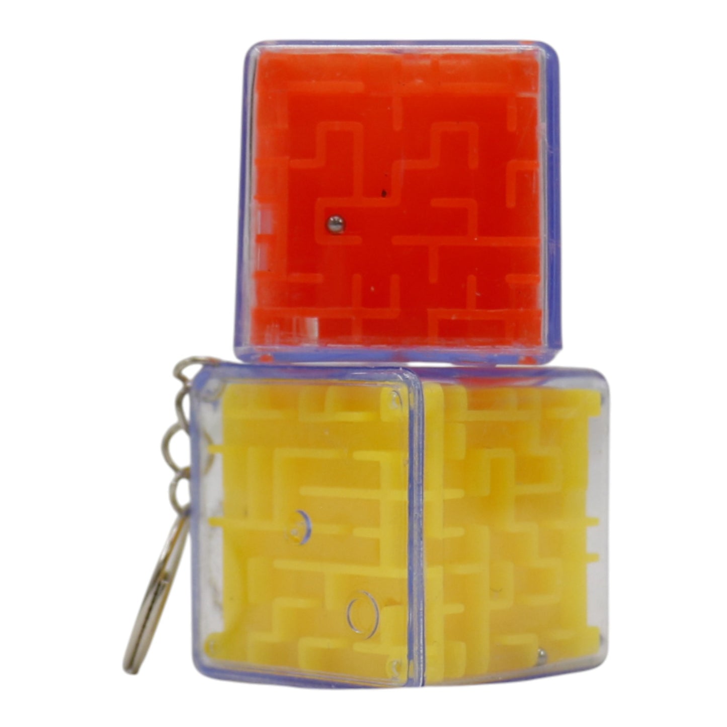 3D Maze Cube Keychains JK5910-7 (12PC)
