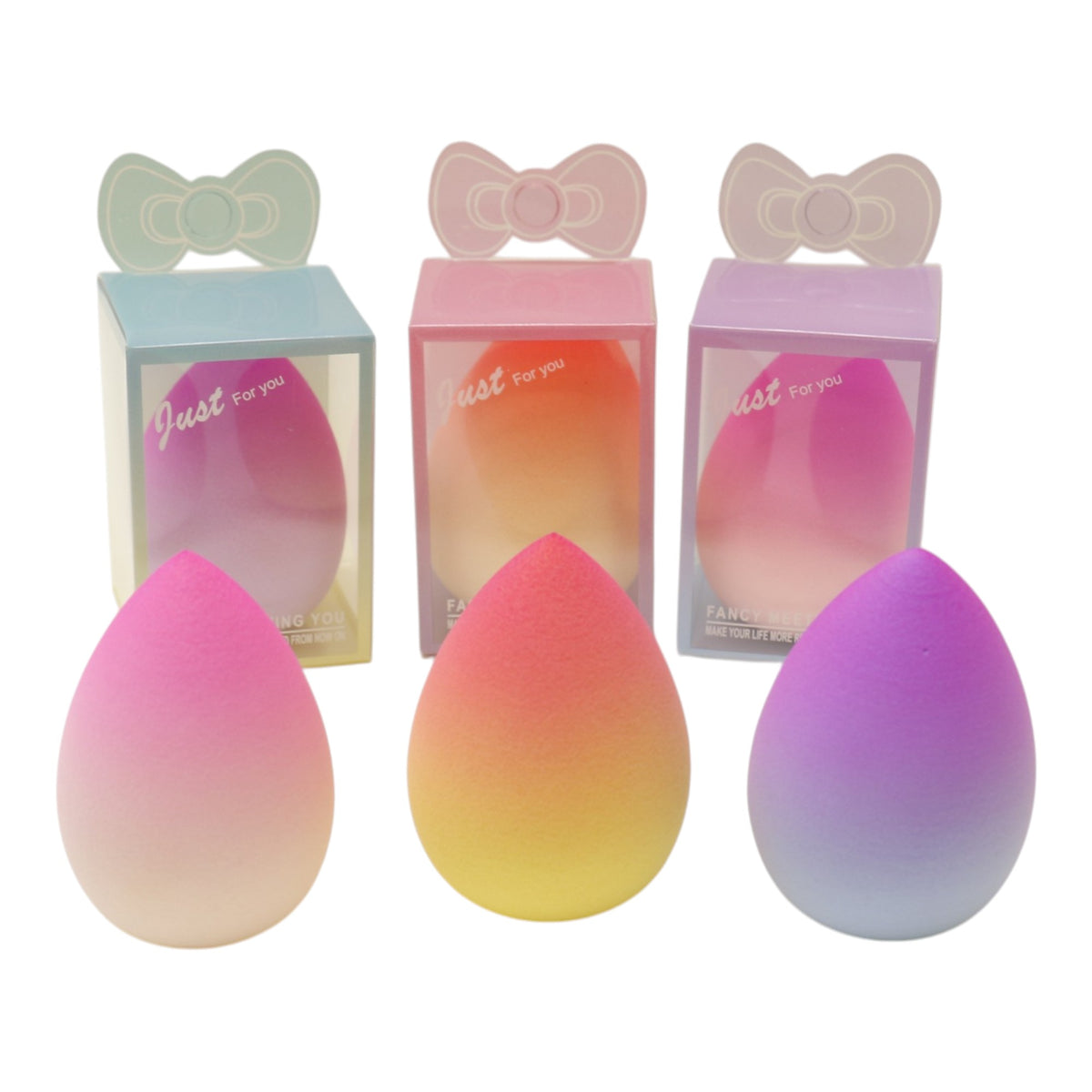 Multicolor Makeup Sponge Set 8506 (12PC)