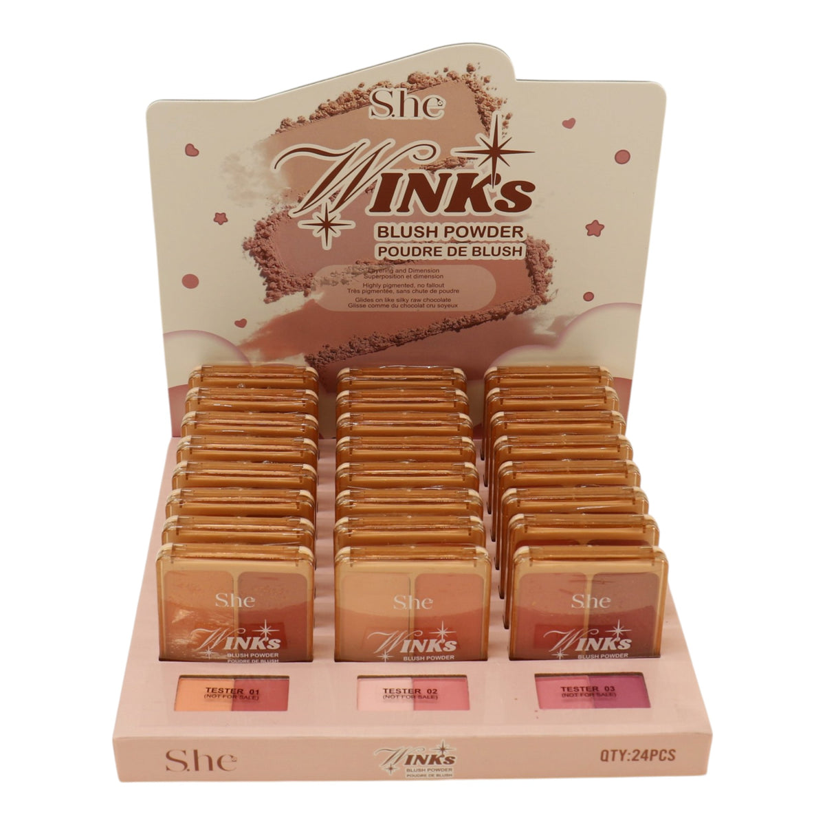 S. He Winks Blush Powder BP1081 (24PK)