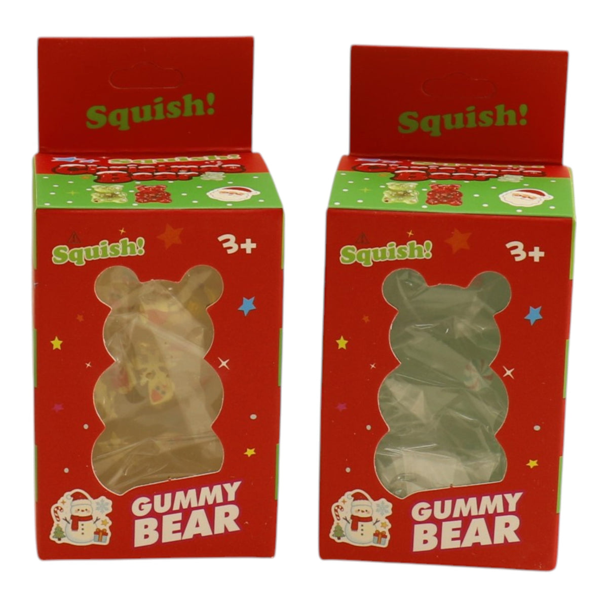 Christmas Gummy Bear Squishy Toy SS6907-17 (12PC)