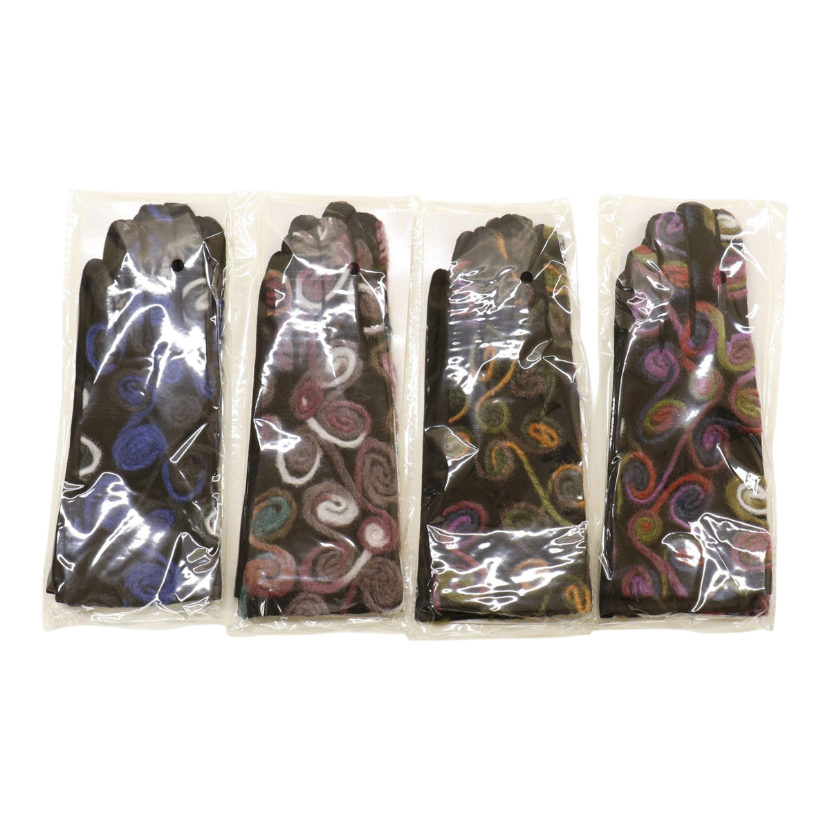 Women's Embroidery Texting Gloves GL6830-3 (12PAIR)