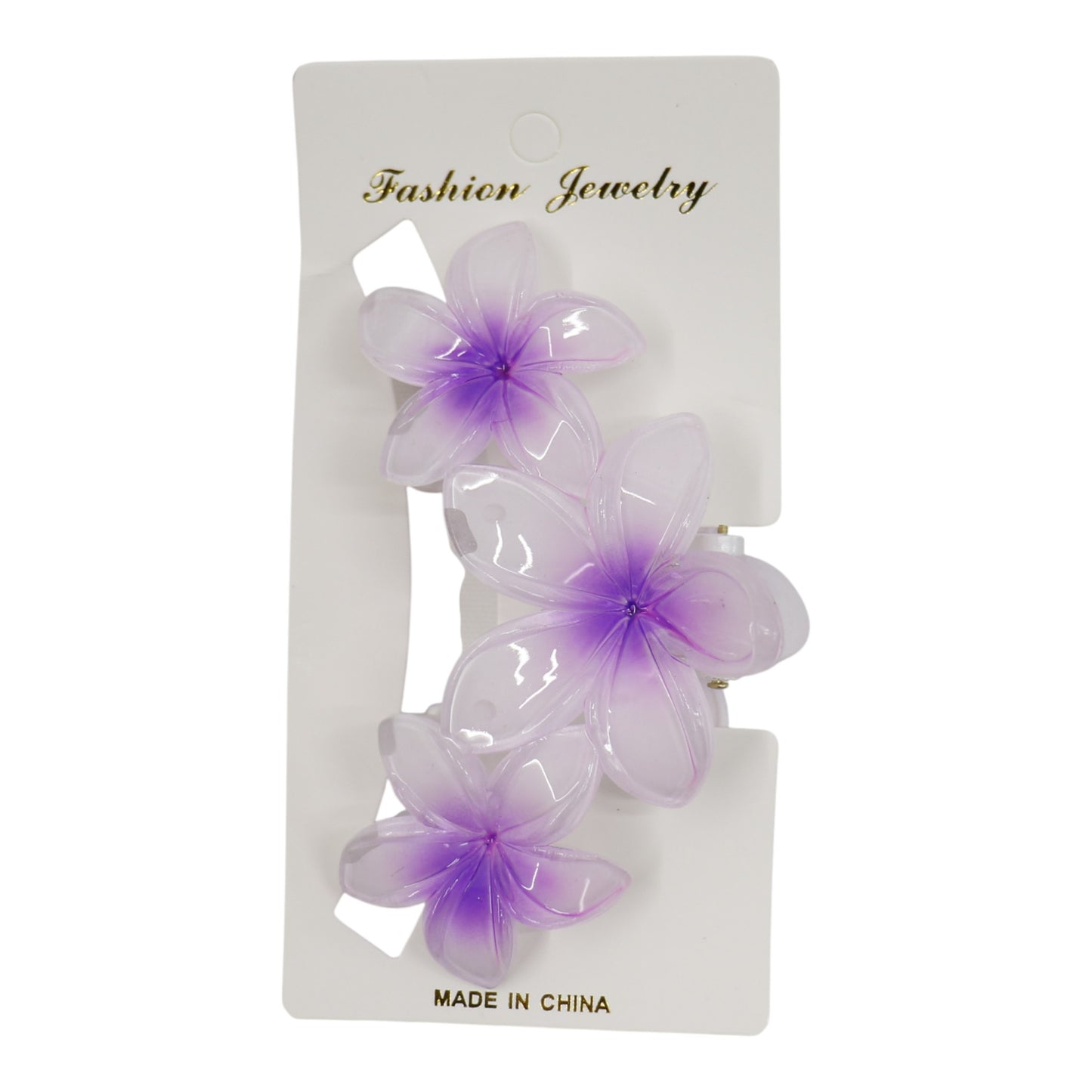 Hawaiian Flower Hair Claw Clip JH5109-6 (12PC)