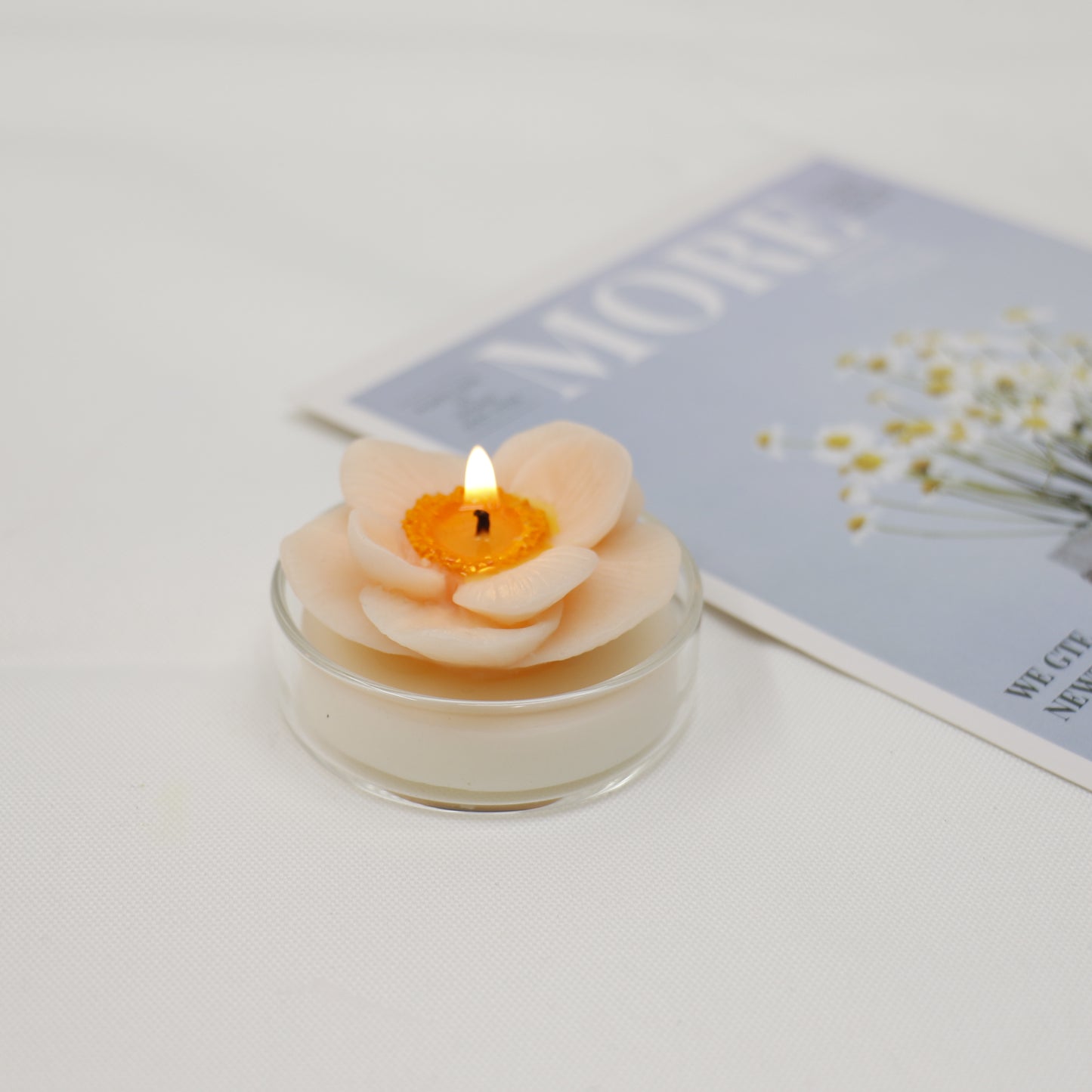 Flower Shape Scented Candle SS41106-23. (12PC)