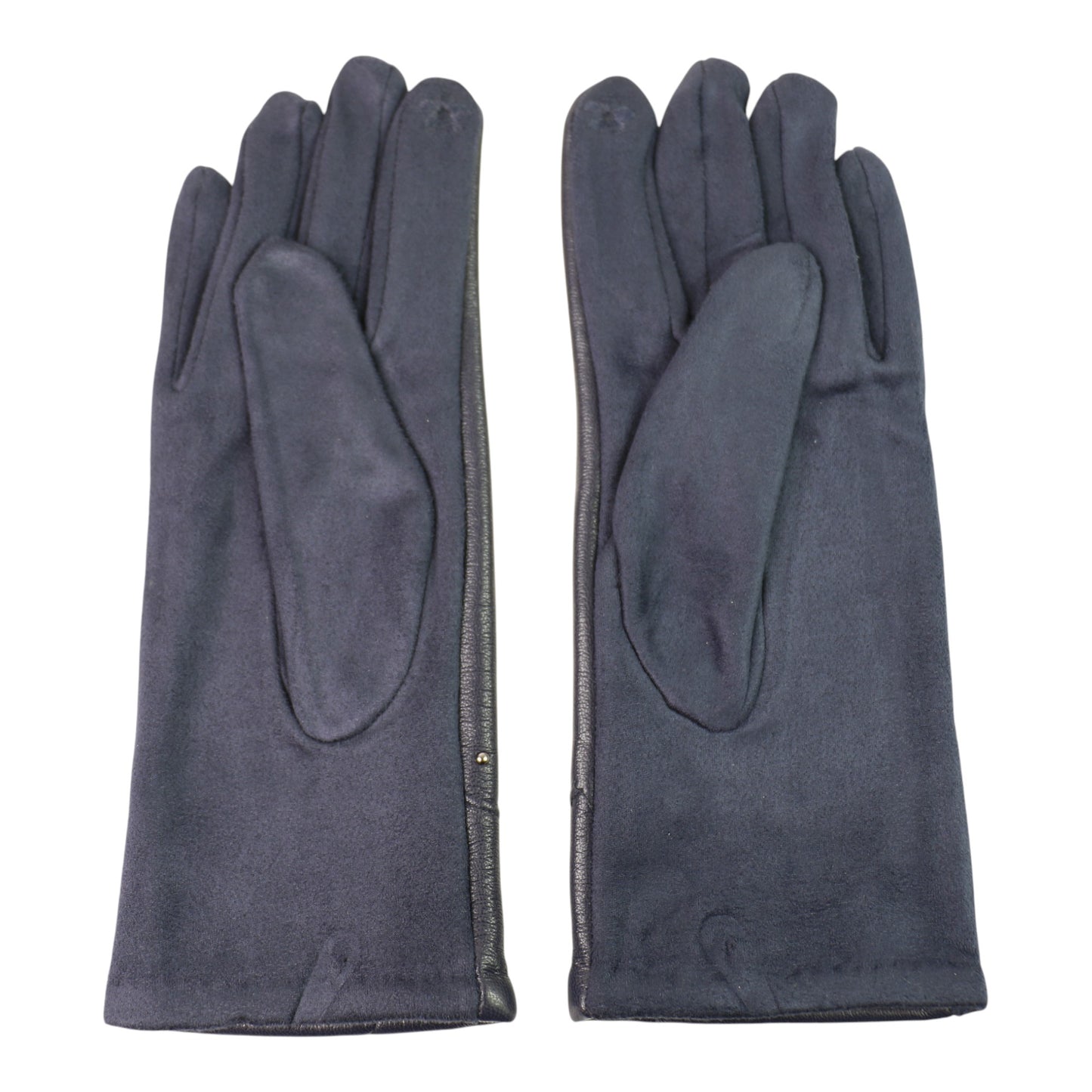 Women's Faux Leather Rhinestone Decor Gloves GL179. (12PAIR)