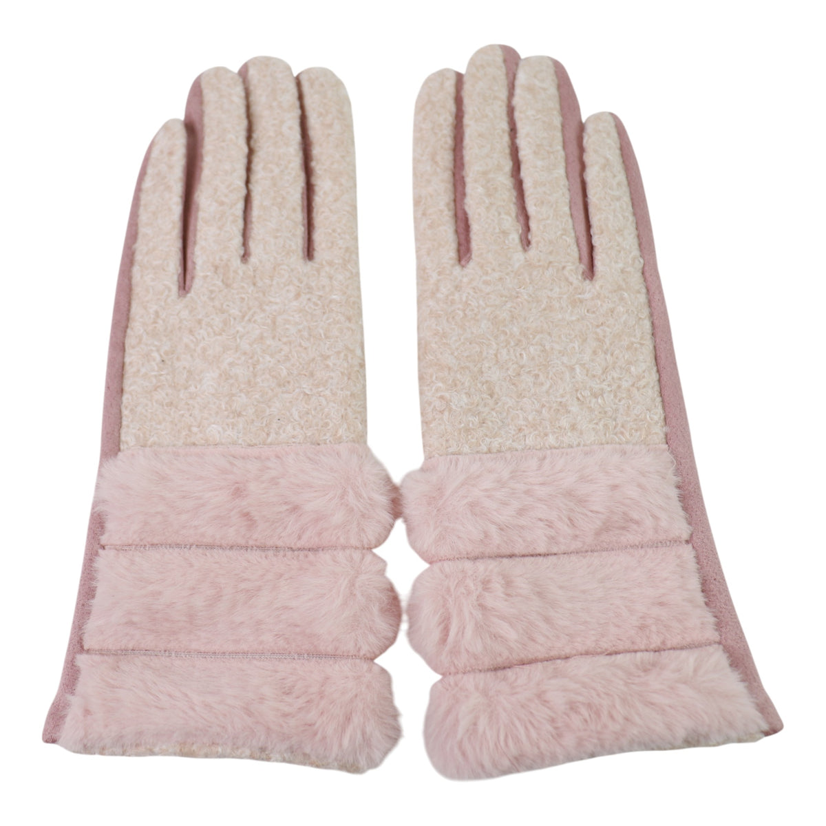 Women's Fur Gloves GL196.. (12PAIR)
