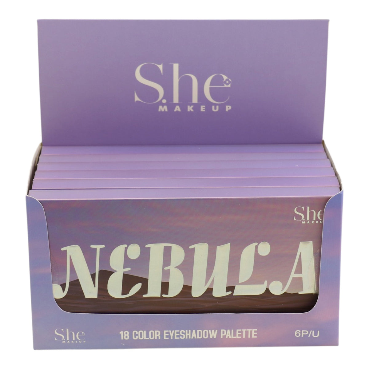 S. He 18 Color Eyeshadow Palette SP18 (6PK)