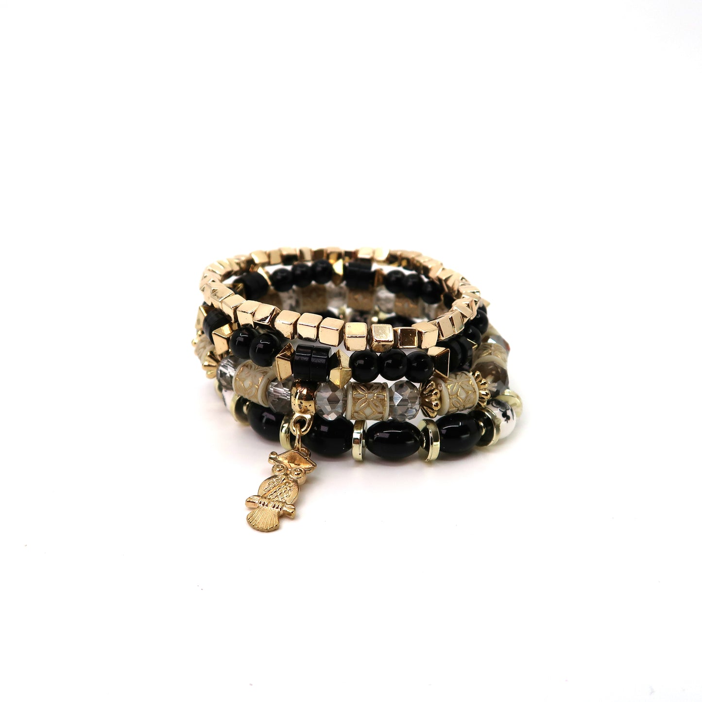 OWL CHARM BALL BRACELET 2521-52. (12PC)