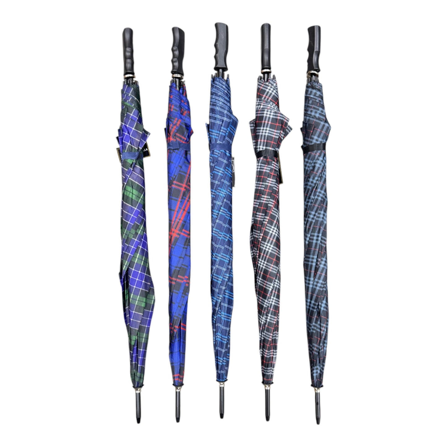 Check Pattern Golf Umbrella Assorted UM7606 (12PC)