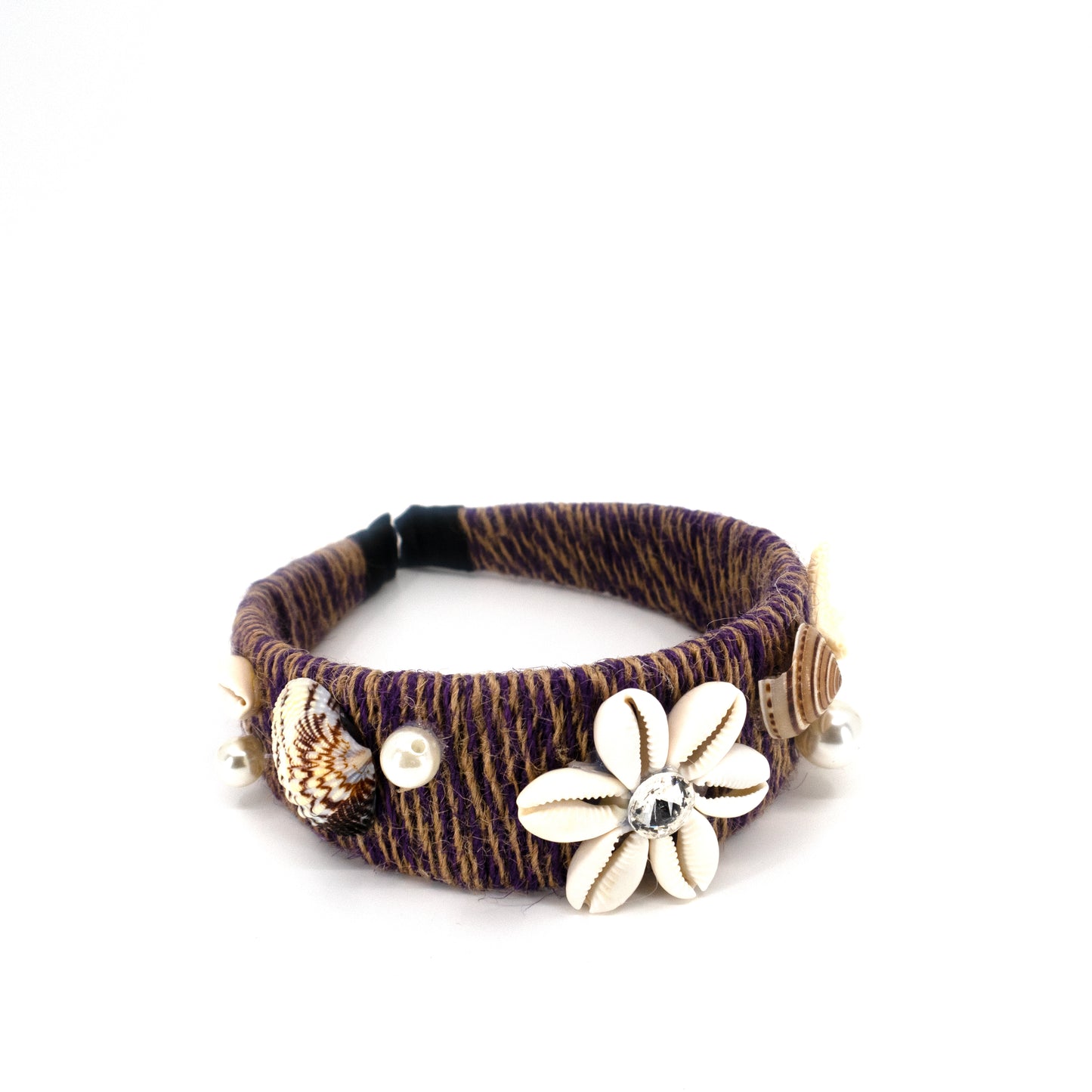 Boho Starfish N Shell Decor Headband HB1012-23 (12PC)