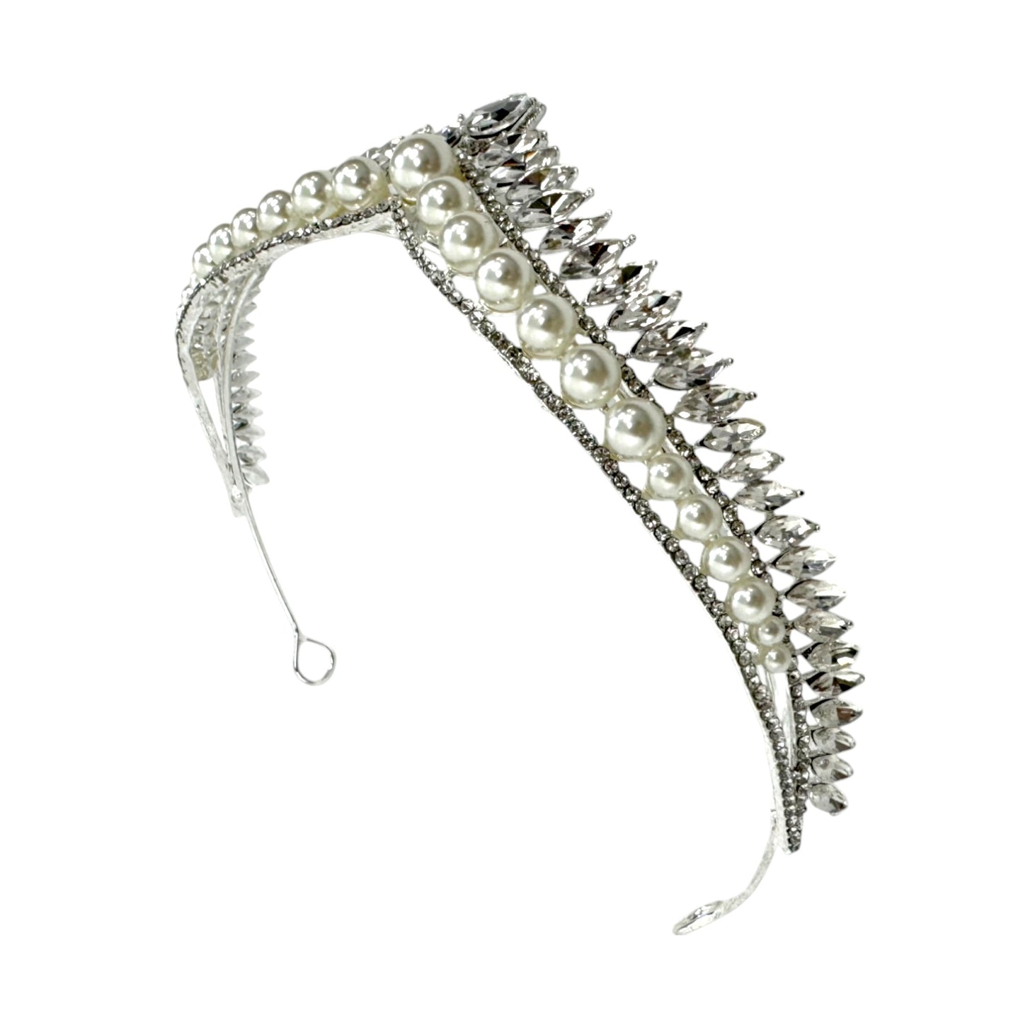 Crystal Tiara Crown CR1030-24 (1pc)