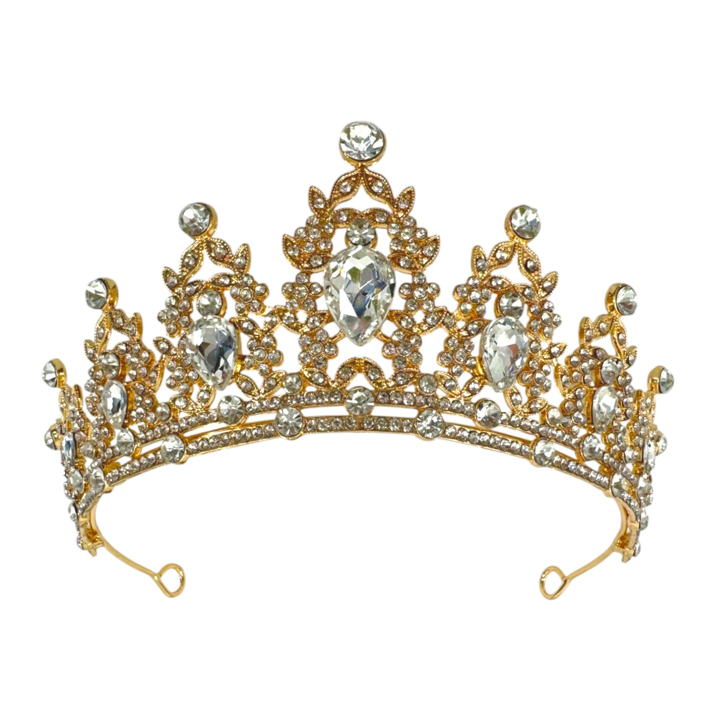 Crystal Tiara Crown CR1030-25 (1PC)