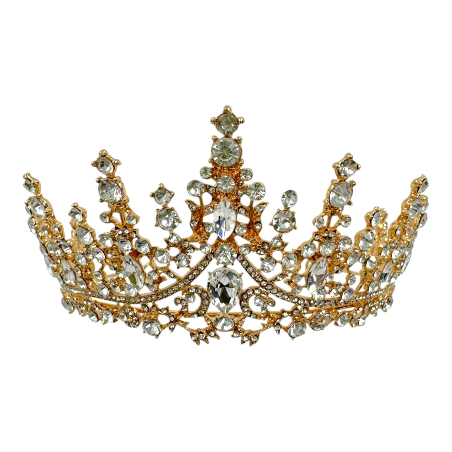 Crystal Tiara Crown CR1030-13 (1PC)
