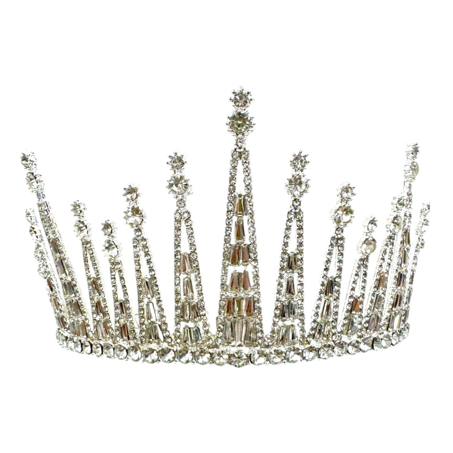 Crystal Tiara Crown CR1030-17 (1PC)