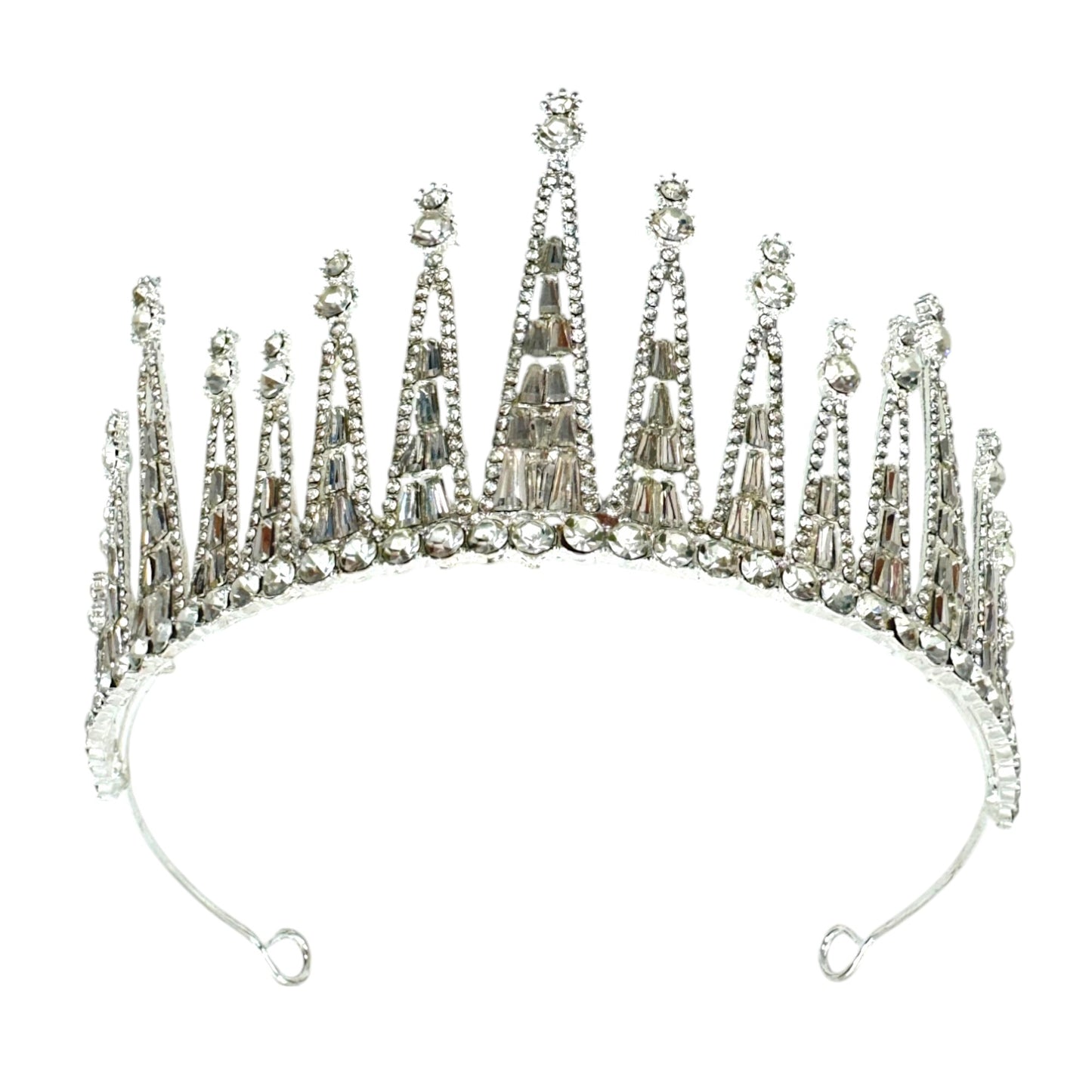 Crystal Tiara Crown CR1030-17 (1PC)