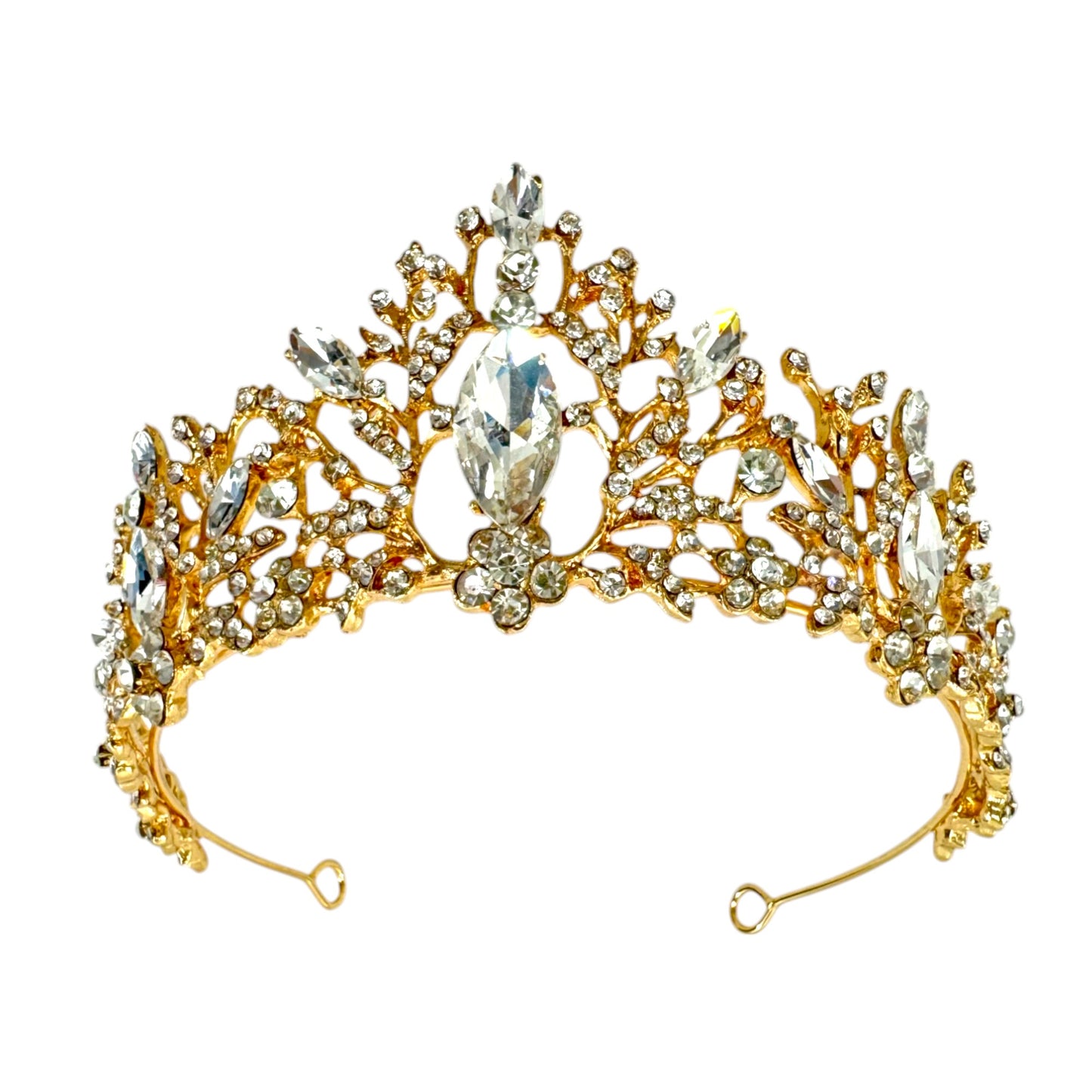 Crystal Tiara Crown CR1030-34 (1PC)