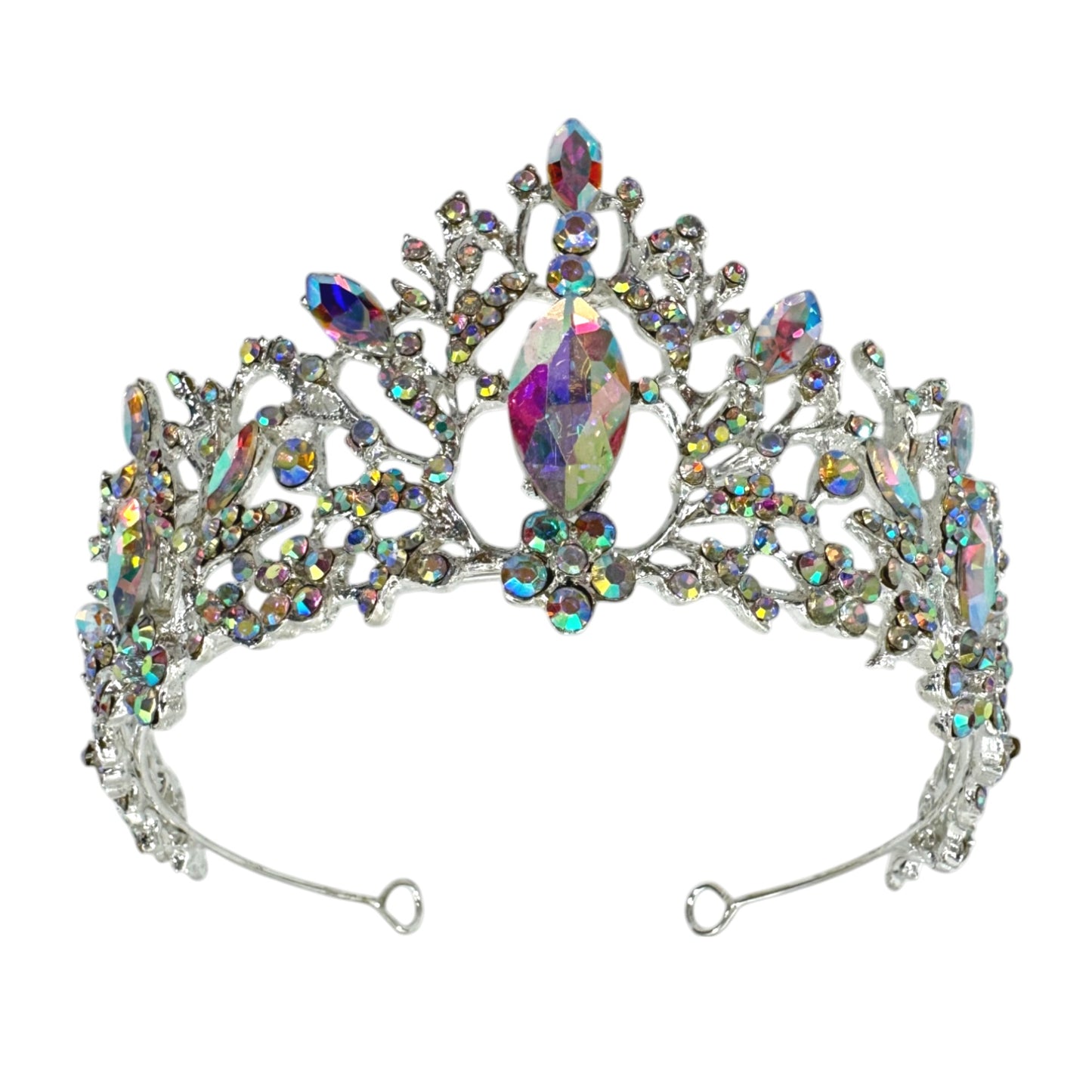 Crystal Tiara Crown CR1030-34 (1PC)