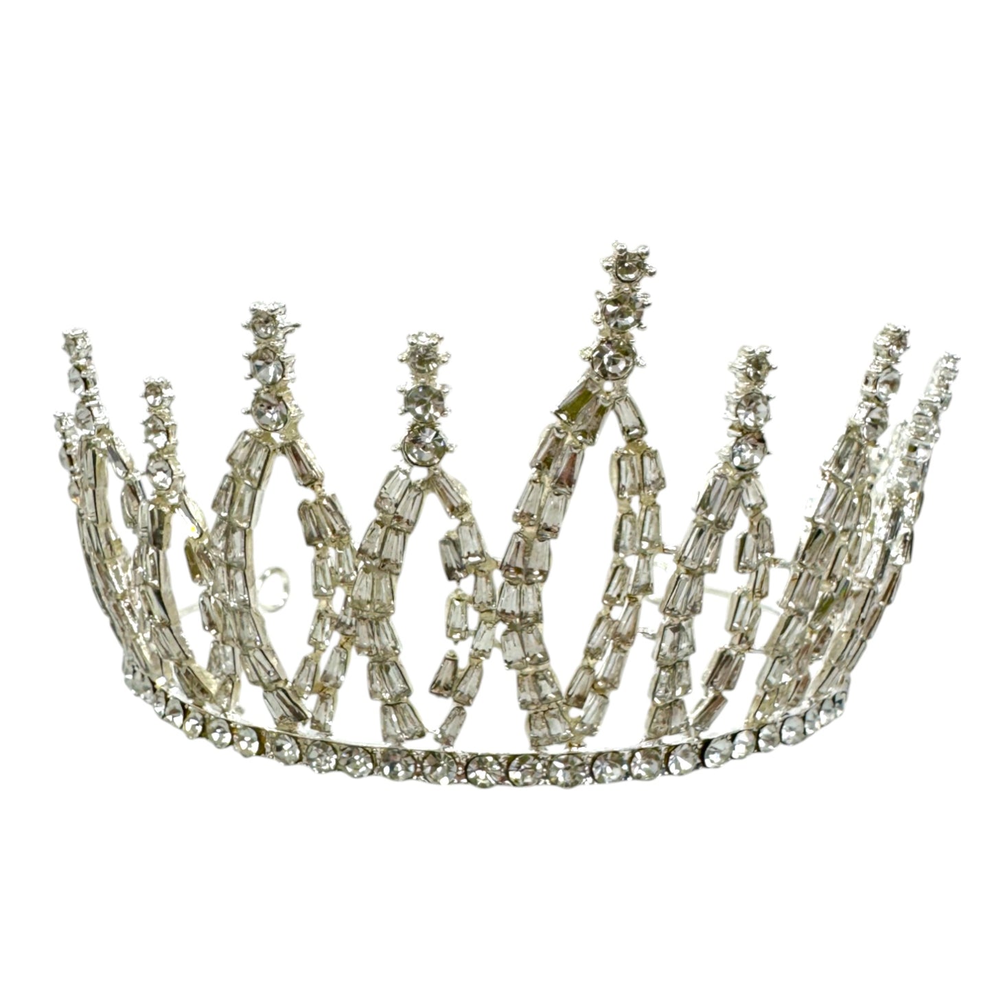 Crystal Tiara Crown CR1030-30 (1PC)