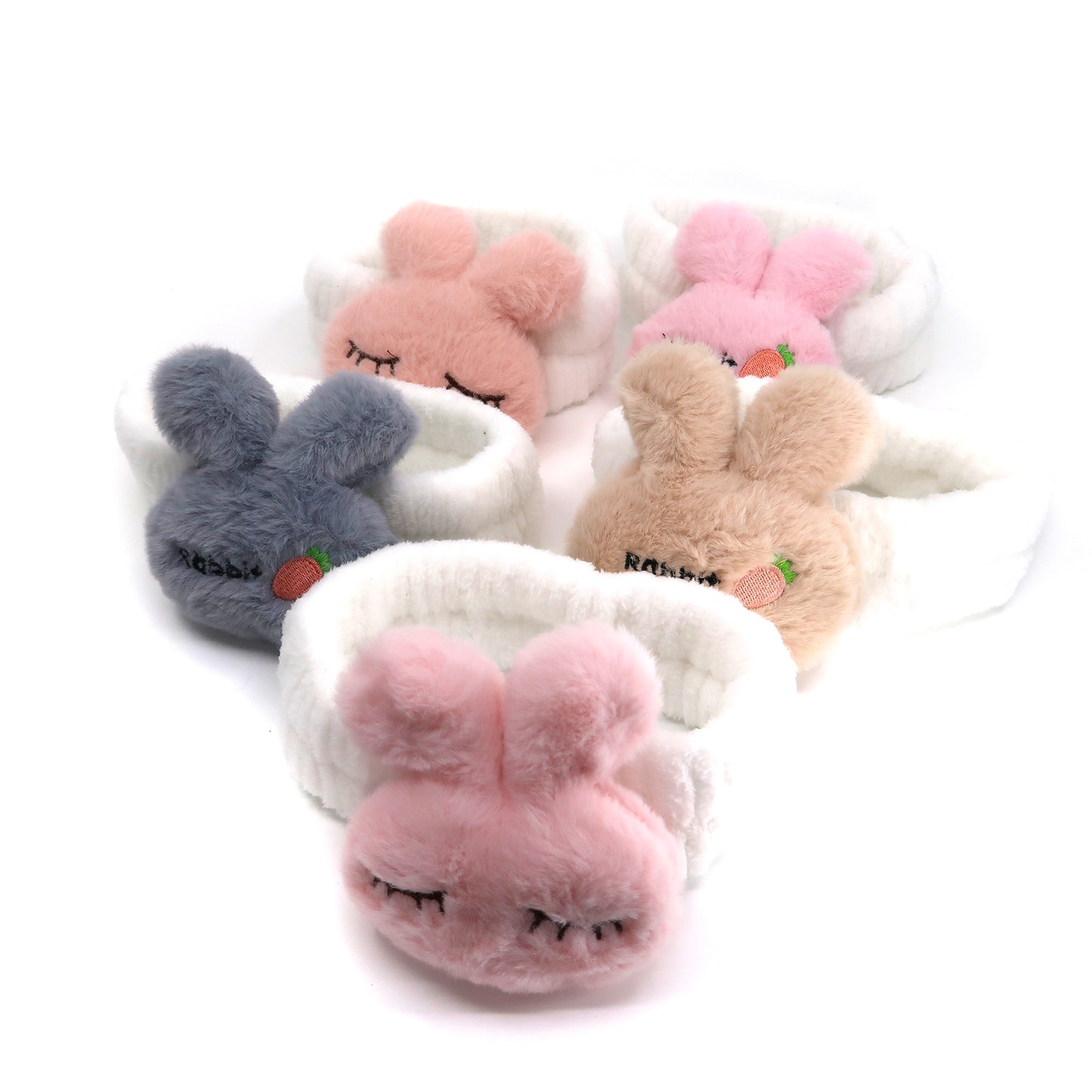 Cute Rabbit Face Spa Headwrap HW3314-46 (12PC)