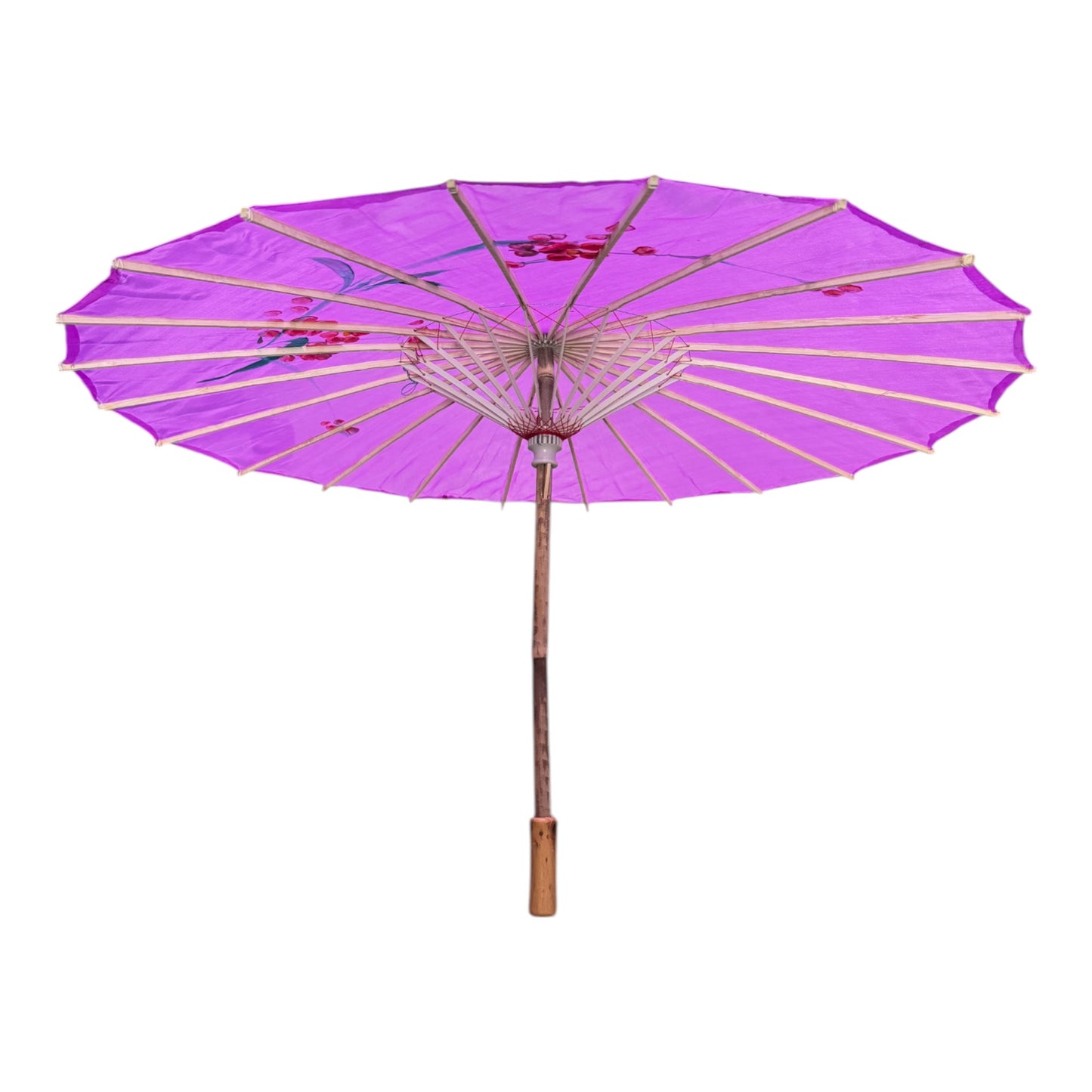 Traditional Floral Sunshade Oil Cloth Paper Umbrella UM5044 (12PC)