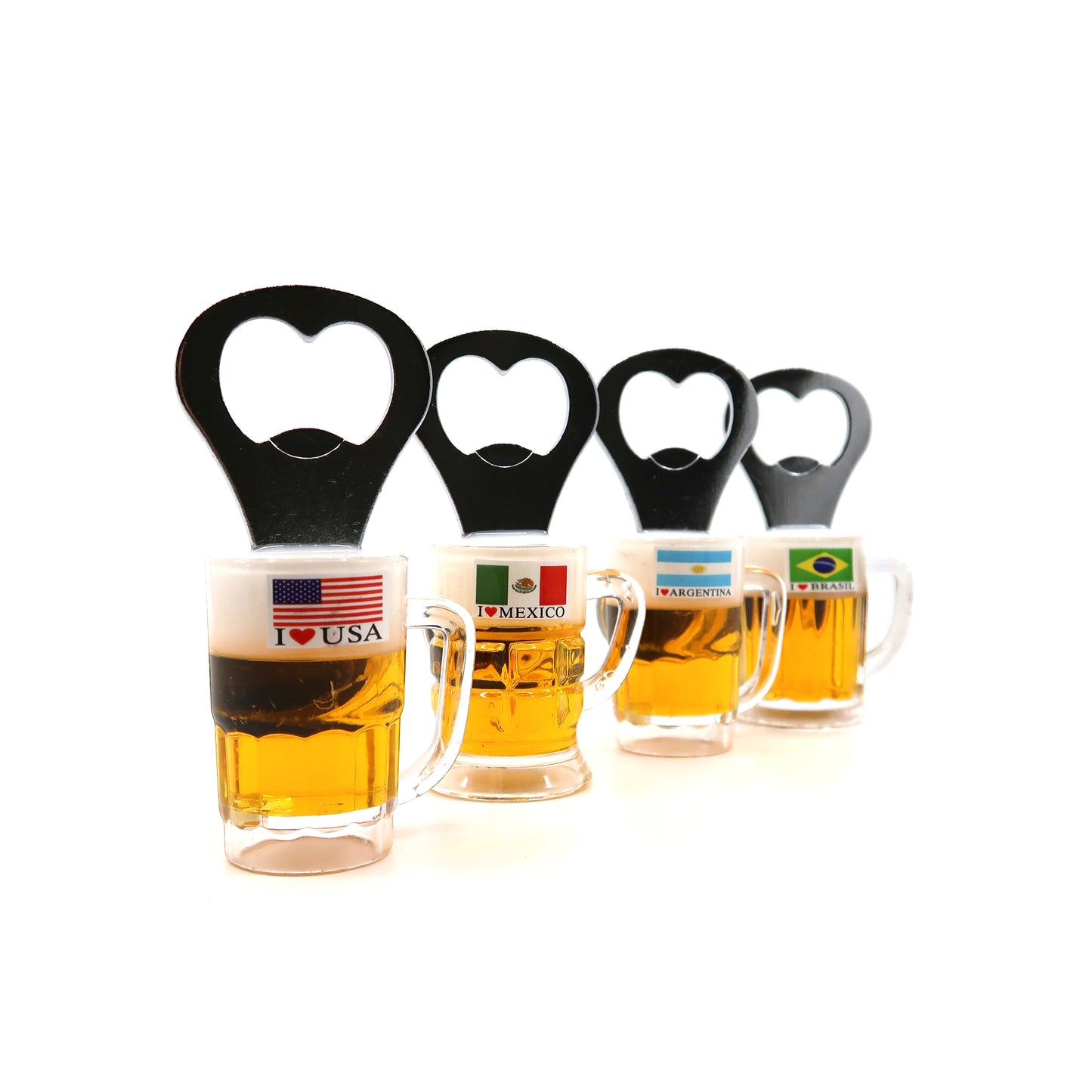 Beer Flag Miniature Bottle Opener BO723-1 (12PC)