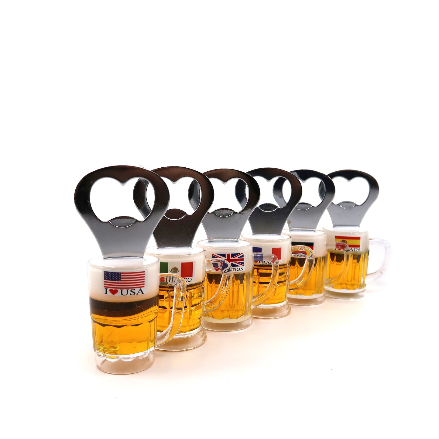 Beer Flag Miniature Bottle Opener BO723-2 (12PC)