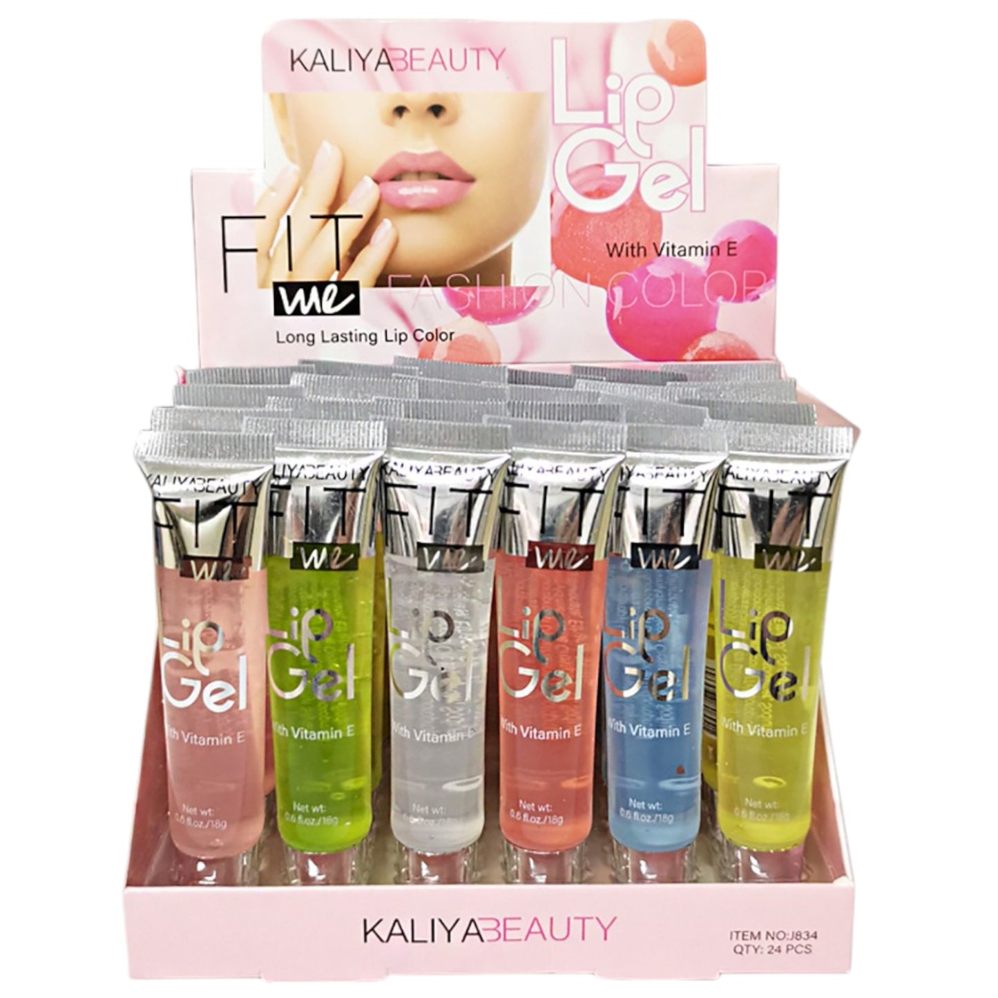 Kaliya Beauty Lip Gloss J834.. (24PC)