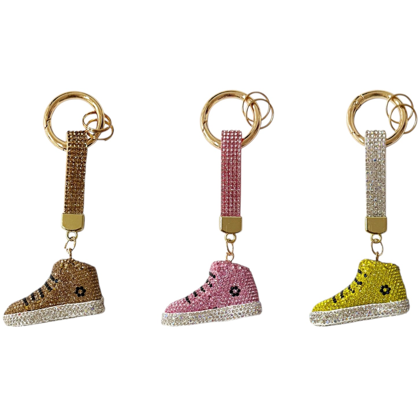 Rhinestone Sneakers Keychain KC007 (12PC)