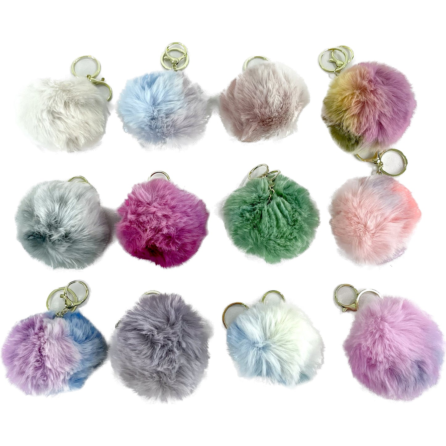 Pom Pom Key Chain KC0428-1 (12PC)